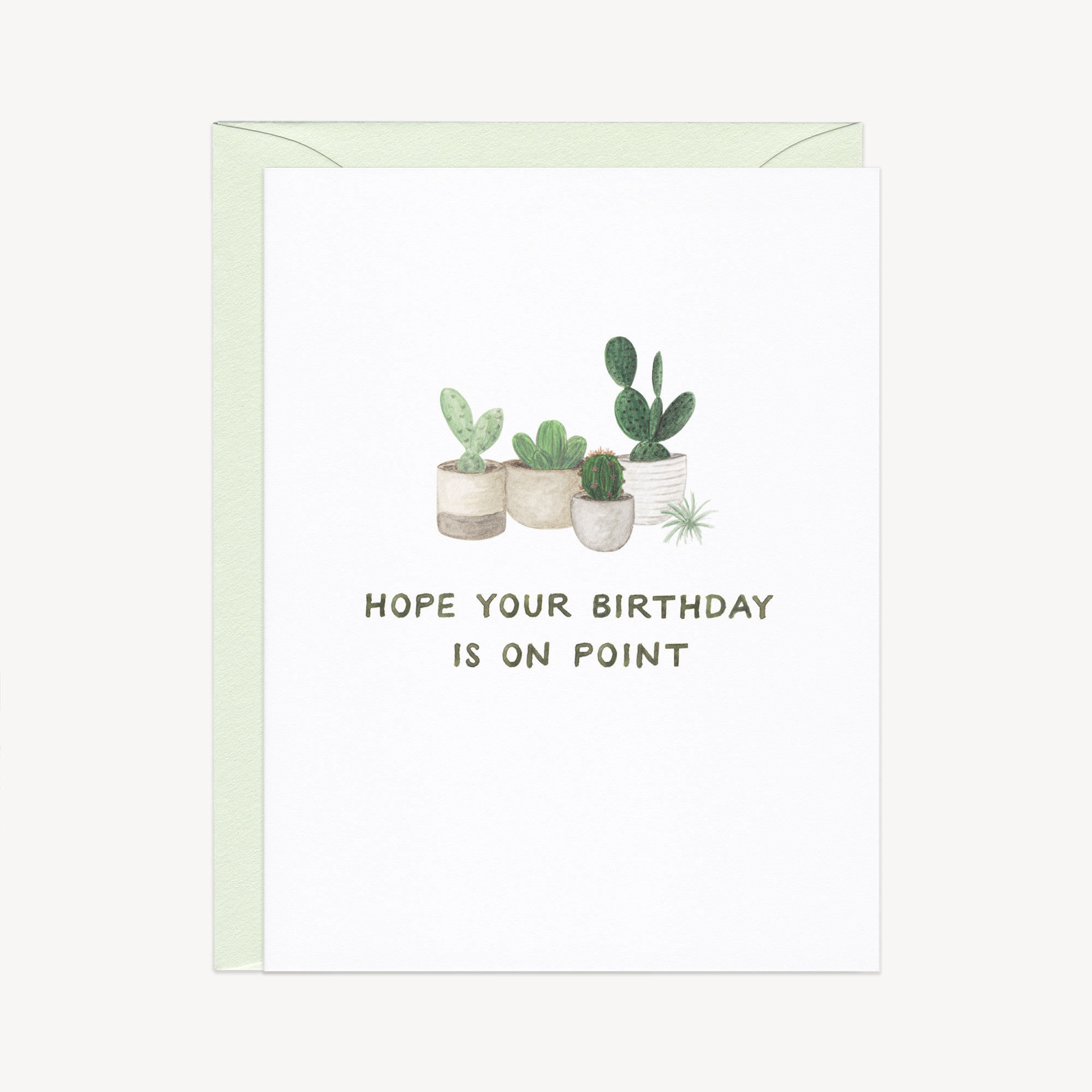 On Point Cactus Birthday Card