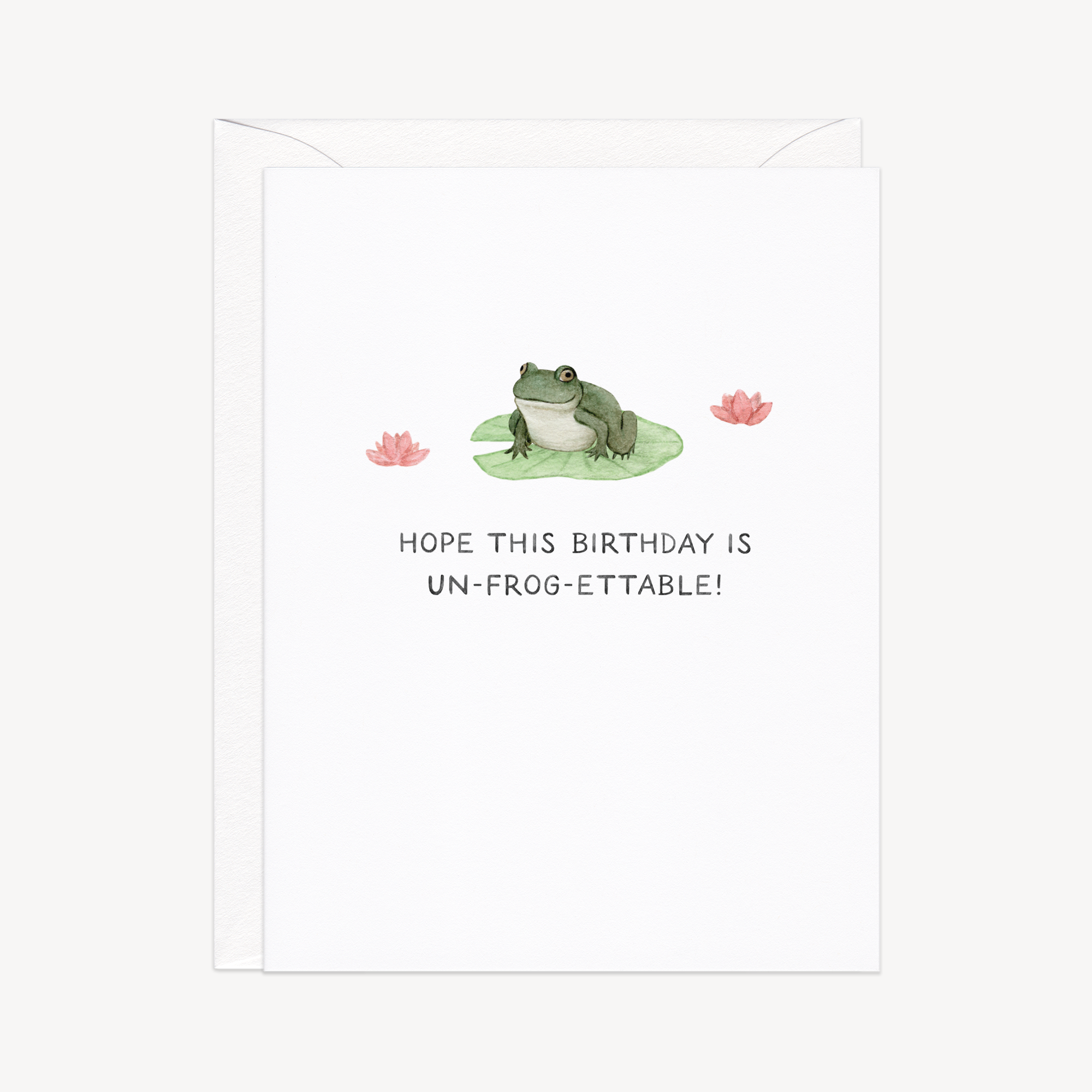 An Un-frog-ettable Birthday Card