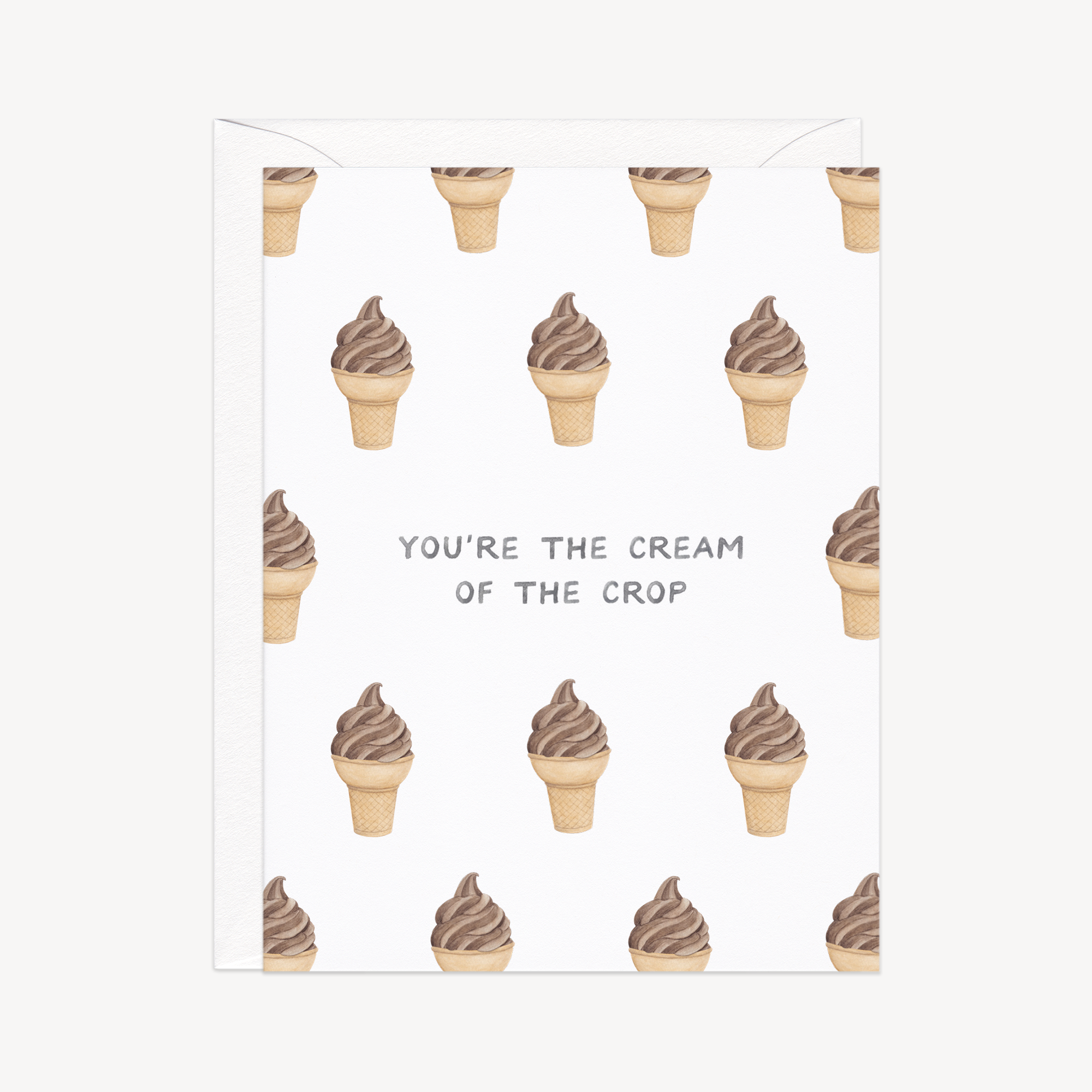 Cream Of The Crop Congrats Card
