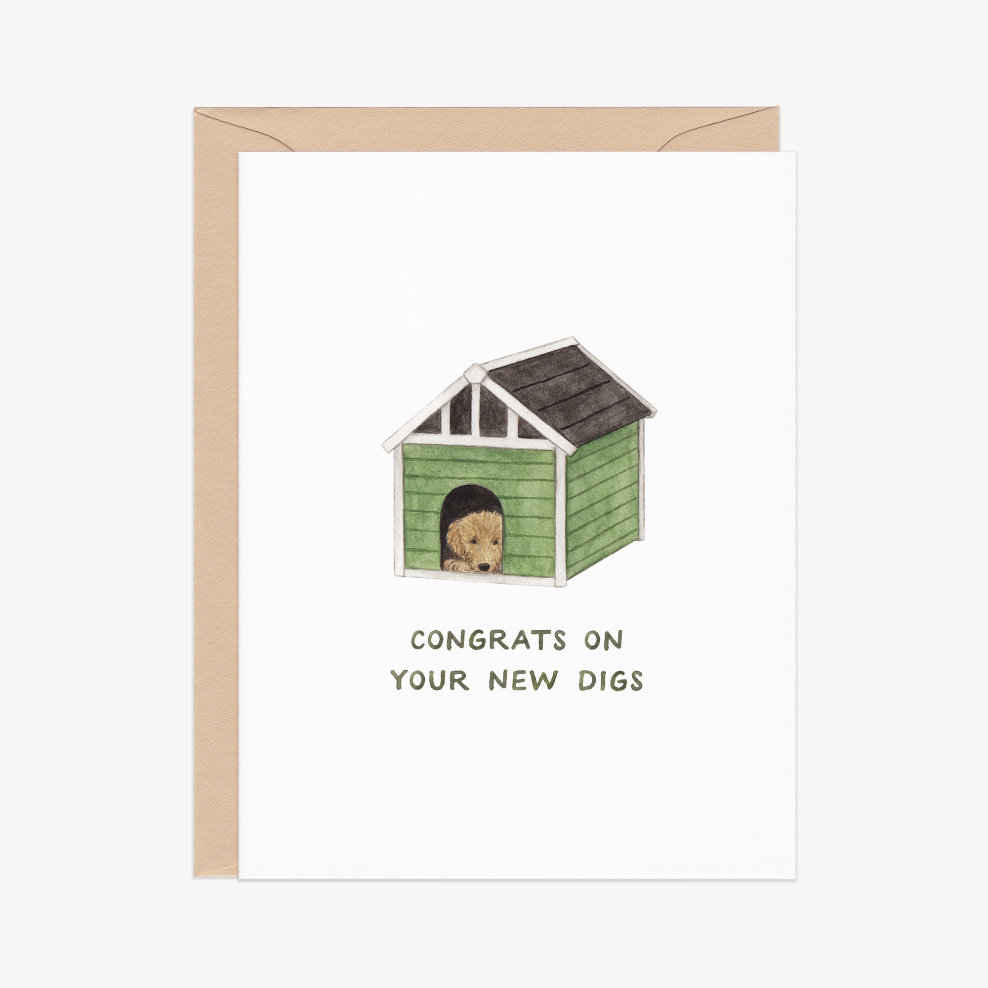 New Digs Housewarming Congrats Card