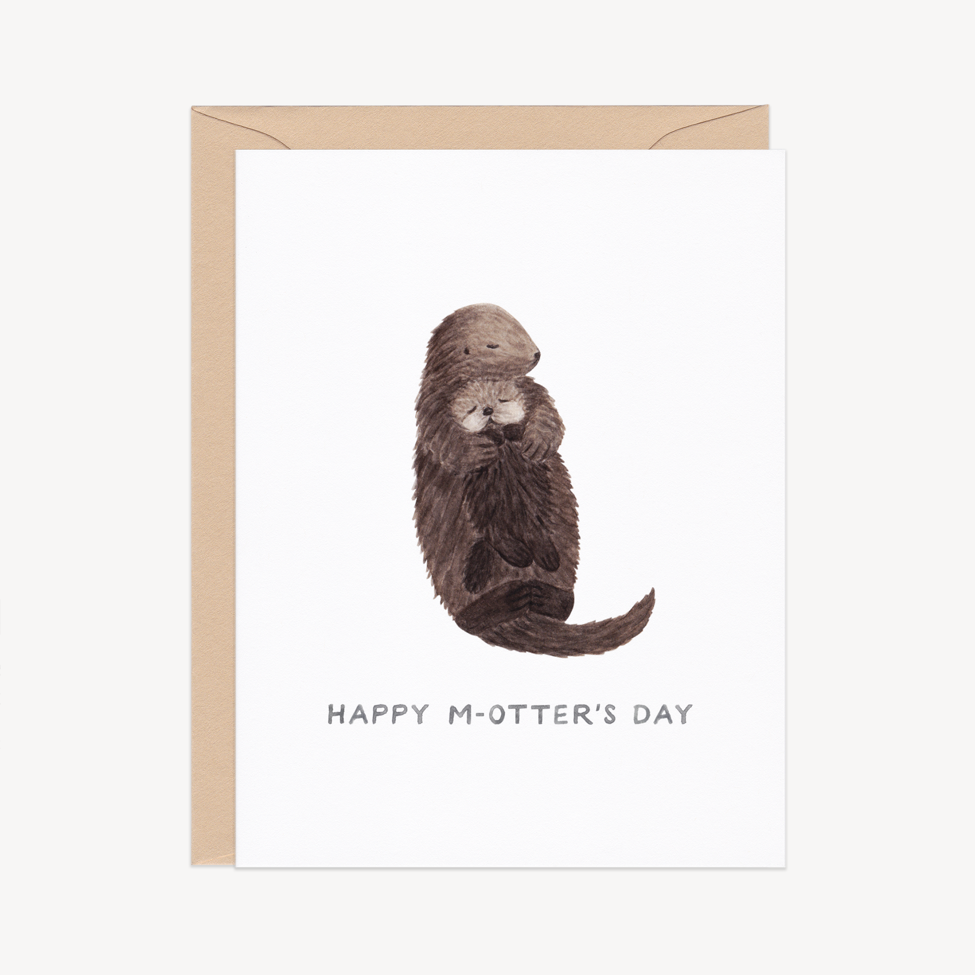 Otter Mom Mother&#39;s Day Card