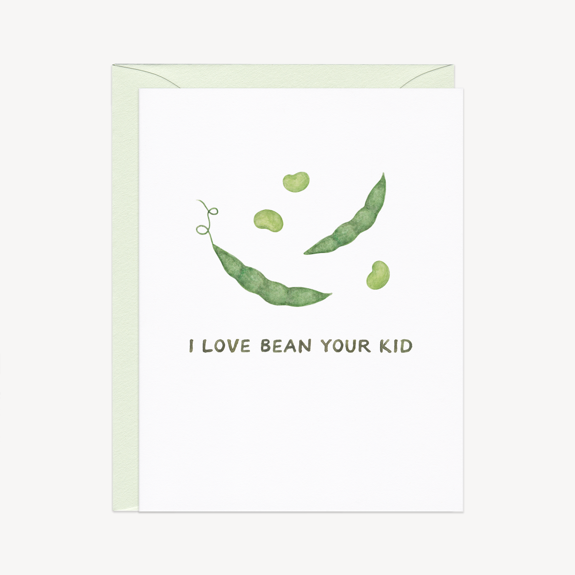 Love Bean Your Kid Parents Card