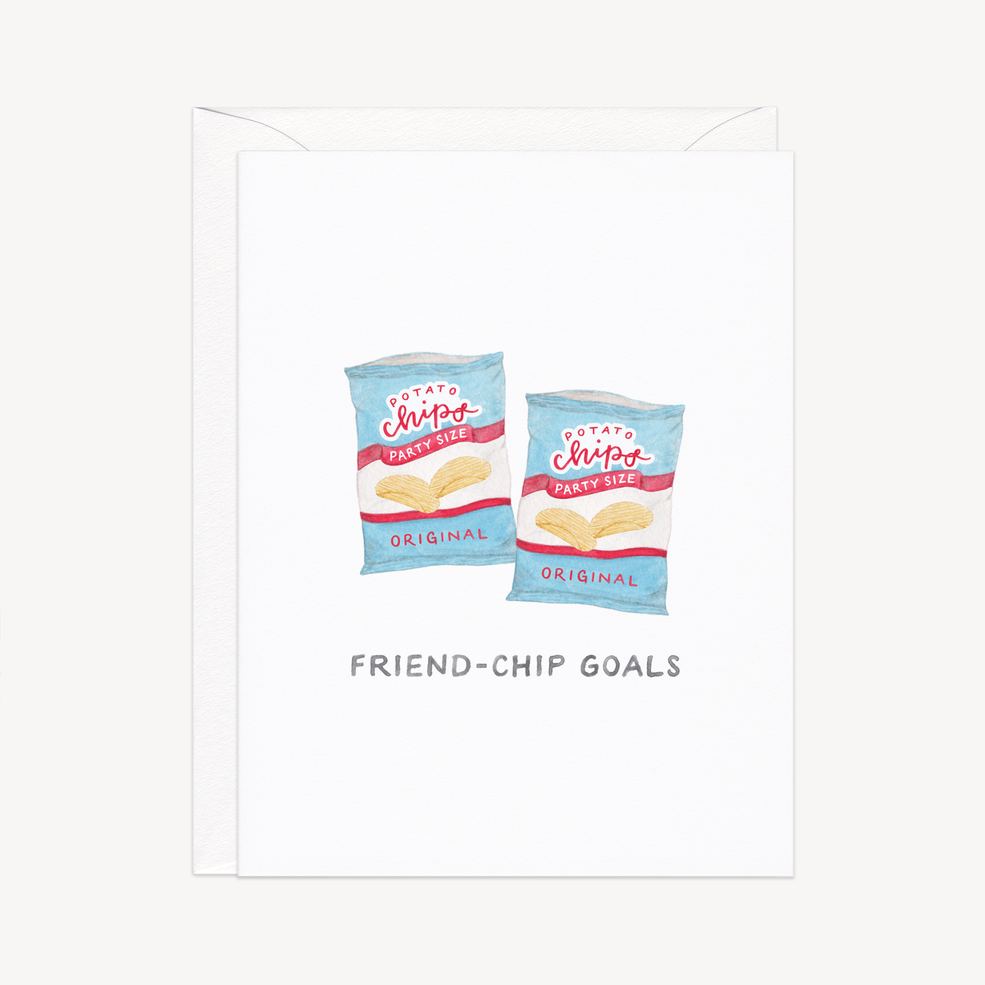 Friend-chip Goals Friendship Card
