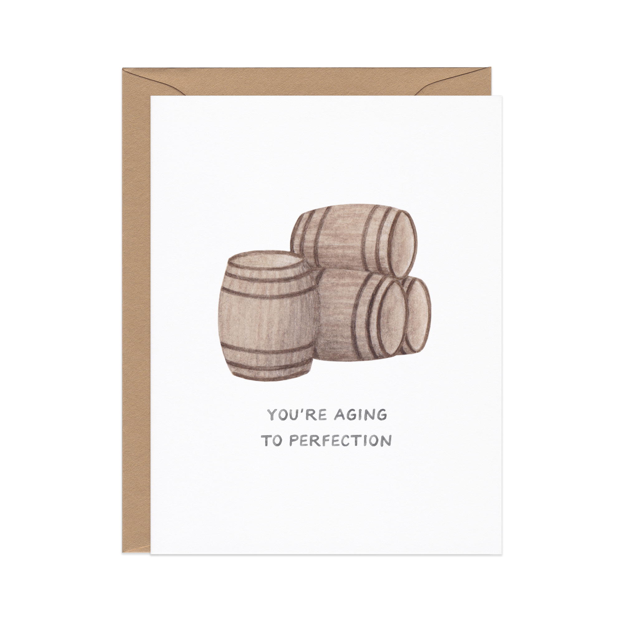 Aging To Perfection Birthday Card