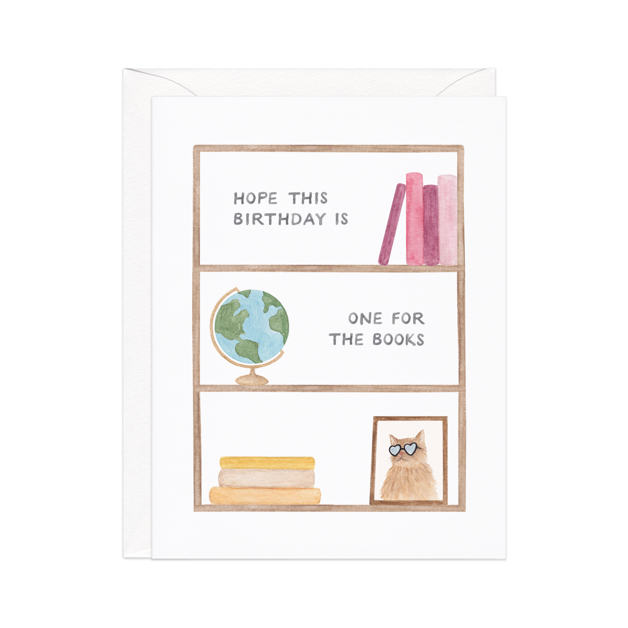 One For The Books Birthday Card