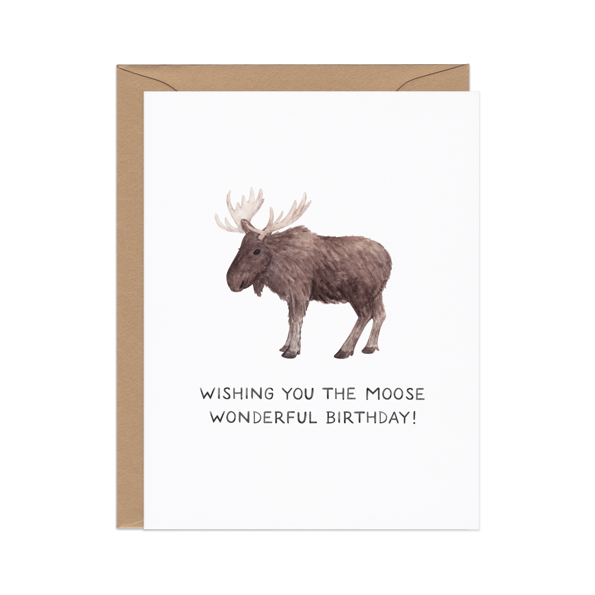 Moose Wonderful Birthday Card