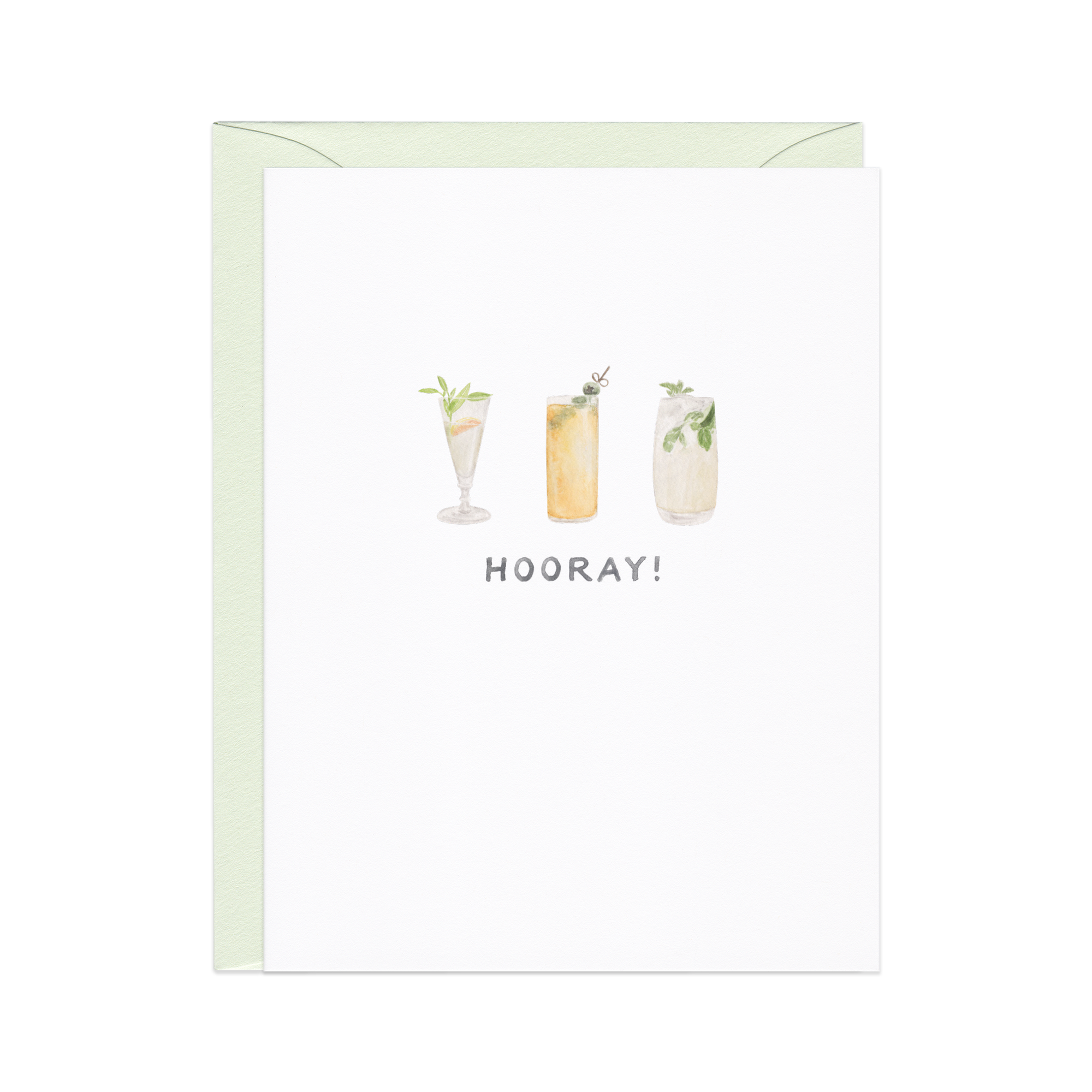 Hooray Cocktails Celebration Card