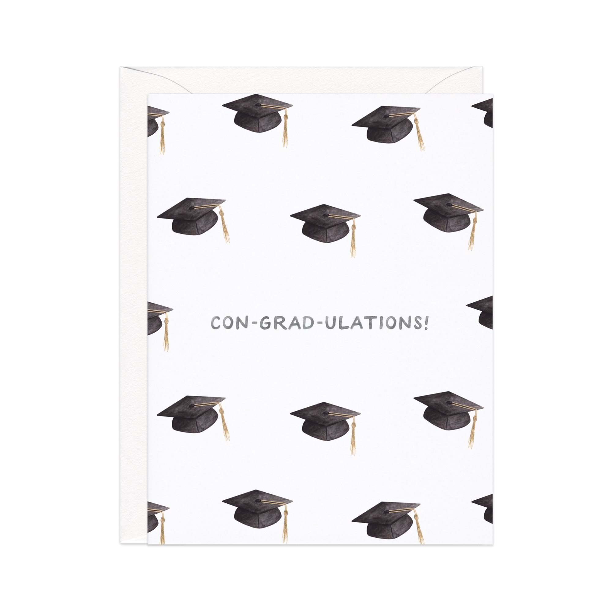 Con-grad-ulations Cap Toss Card