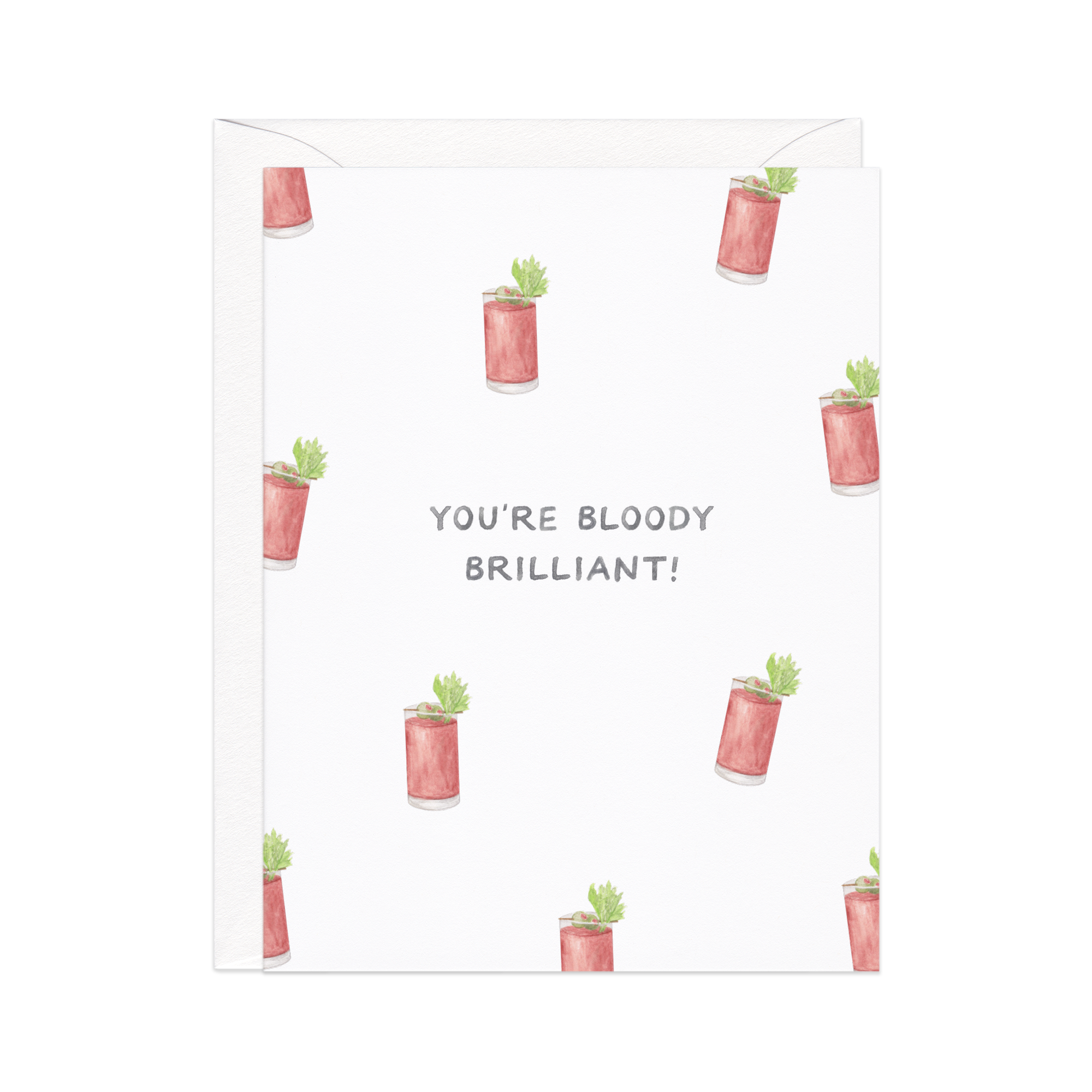 Bloody Brilliant Congrats Card