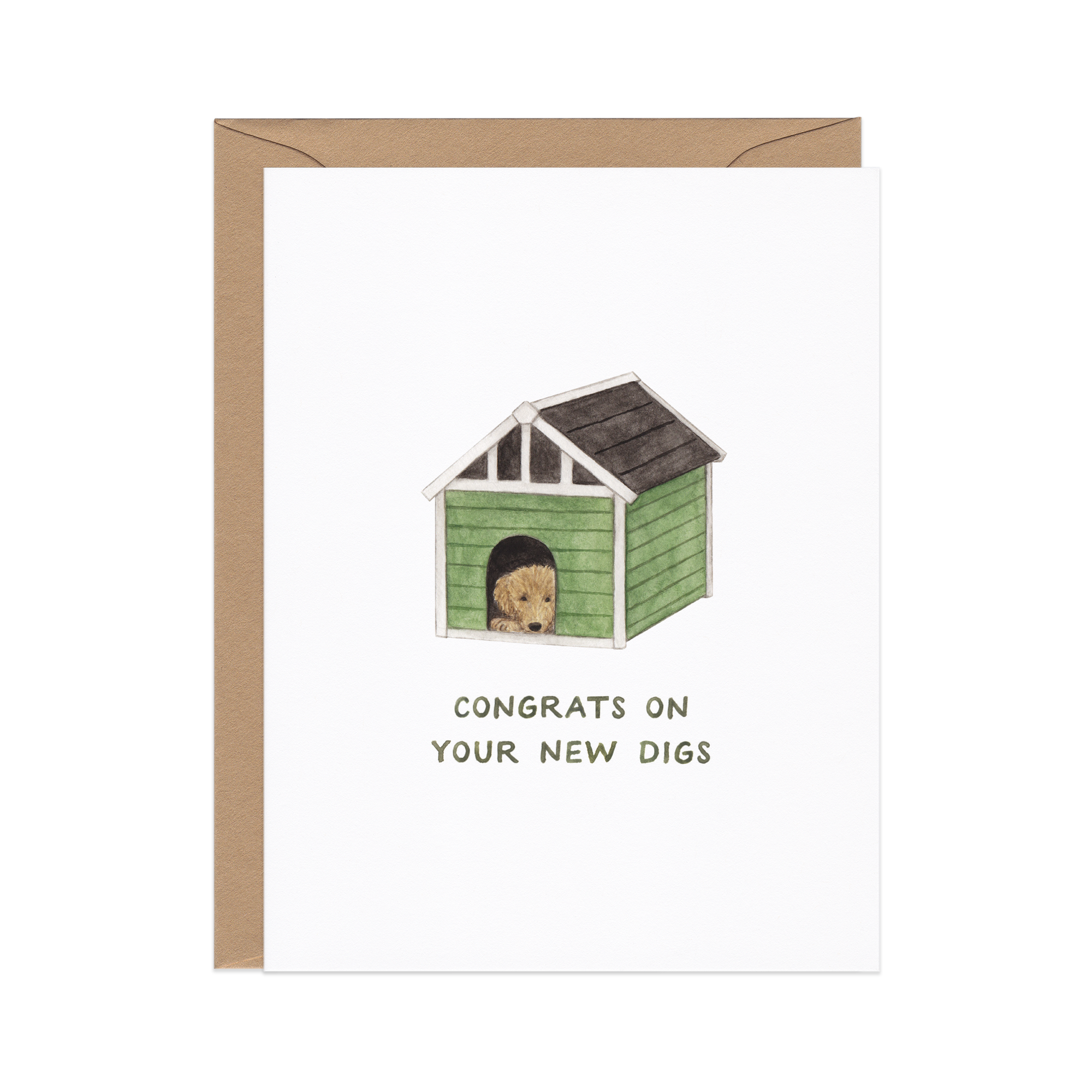 New Digs Housewarming Congrats Card