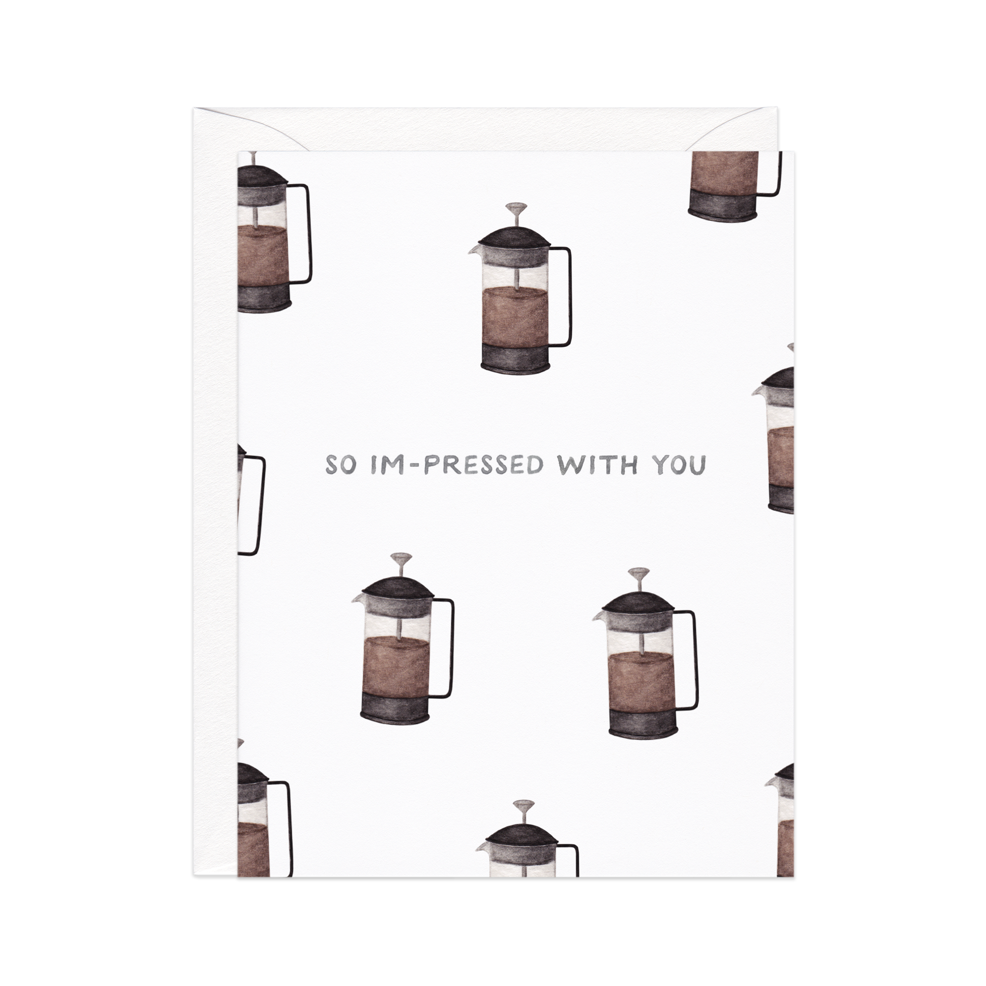 So Im-pressed Coffee Congrats Card