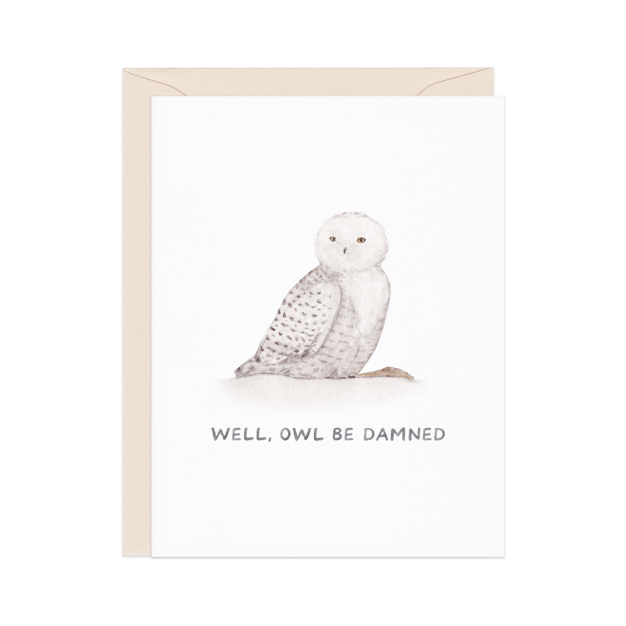 Well Owl Be Damned Congrats Card