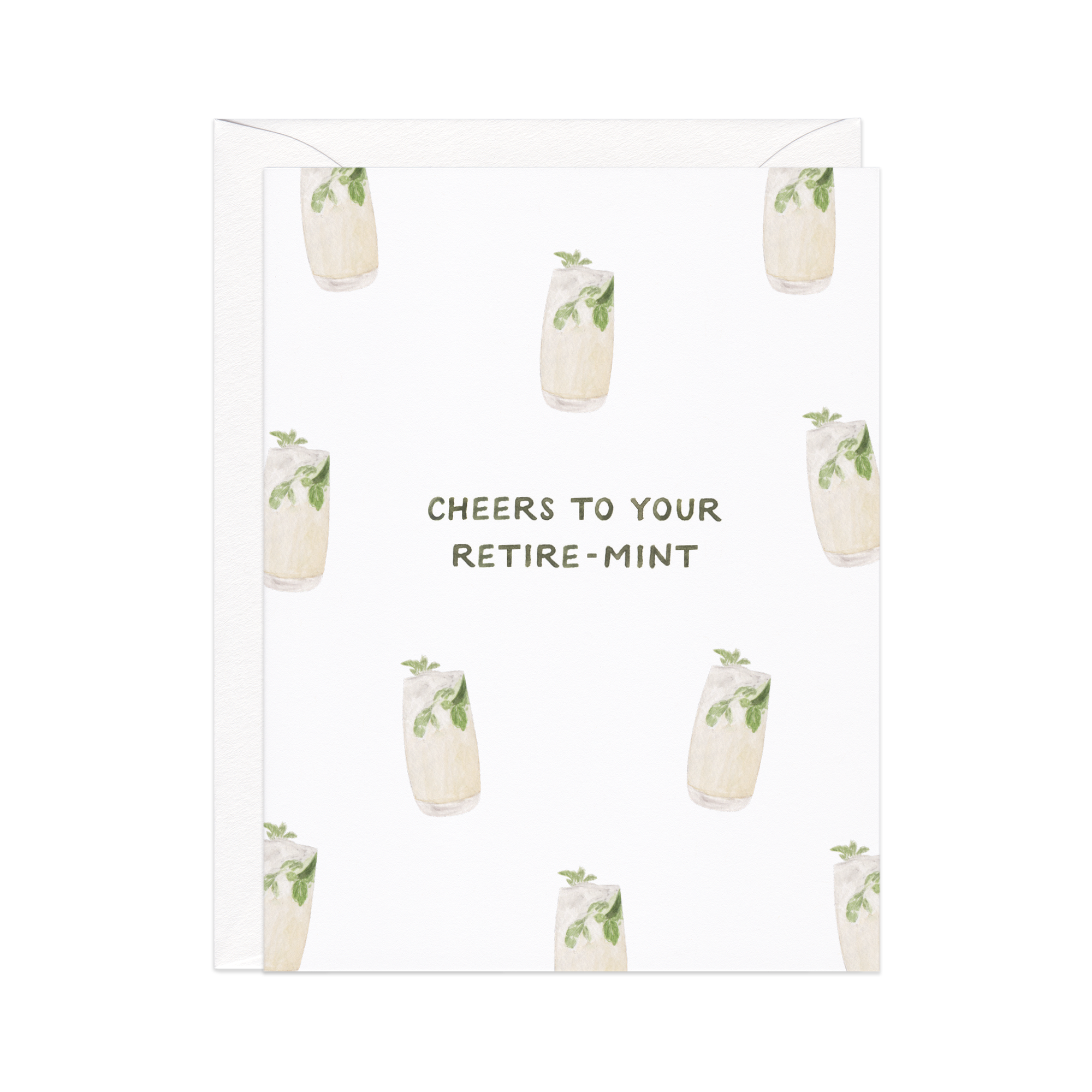 Cheers To Your Retire-mint Congrats Card