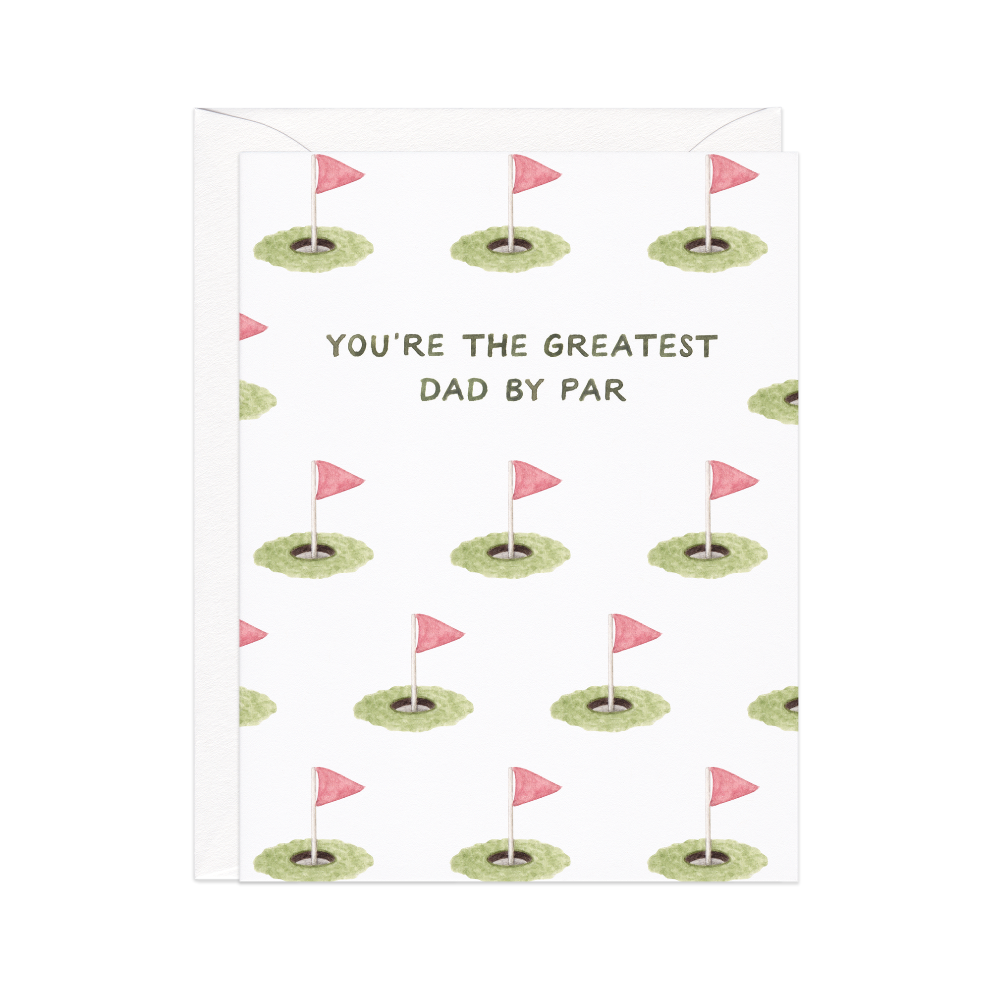 Greatest Dad By Par Father's Day Card