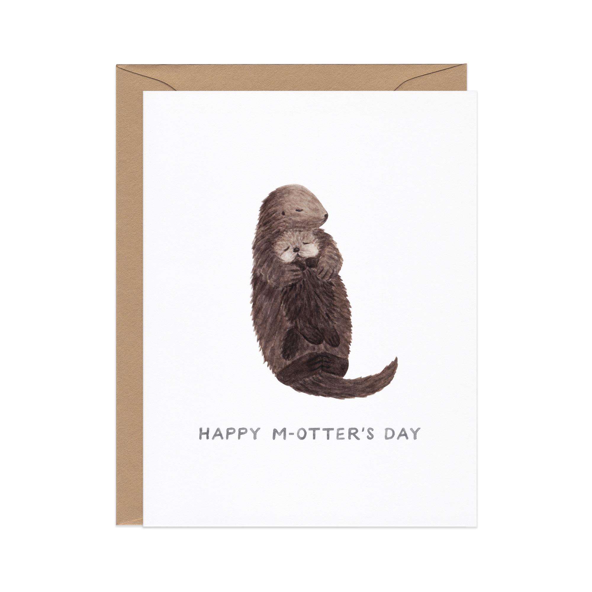 Otter Mom Mother's Day Card
