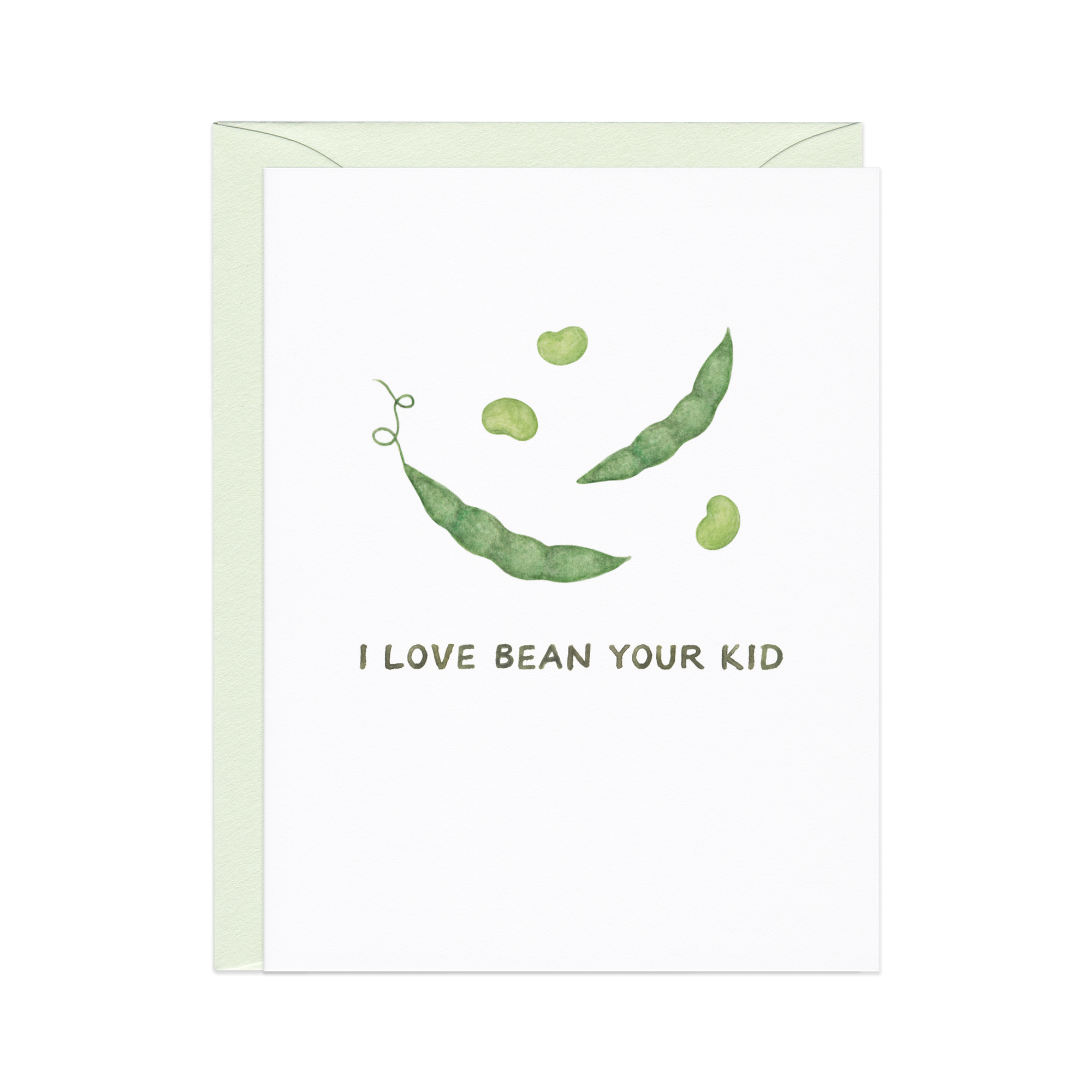 Love Bean Your Kid Parents Card