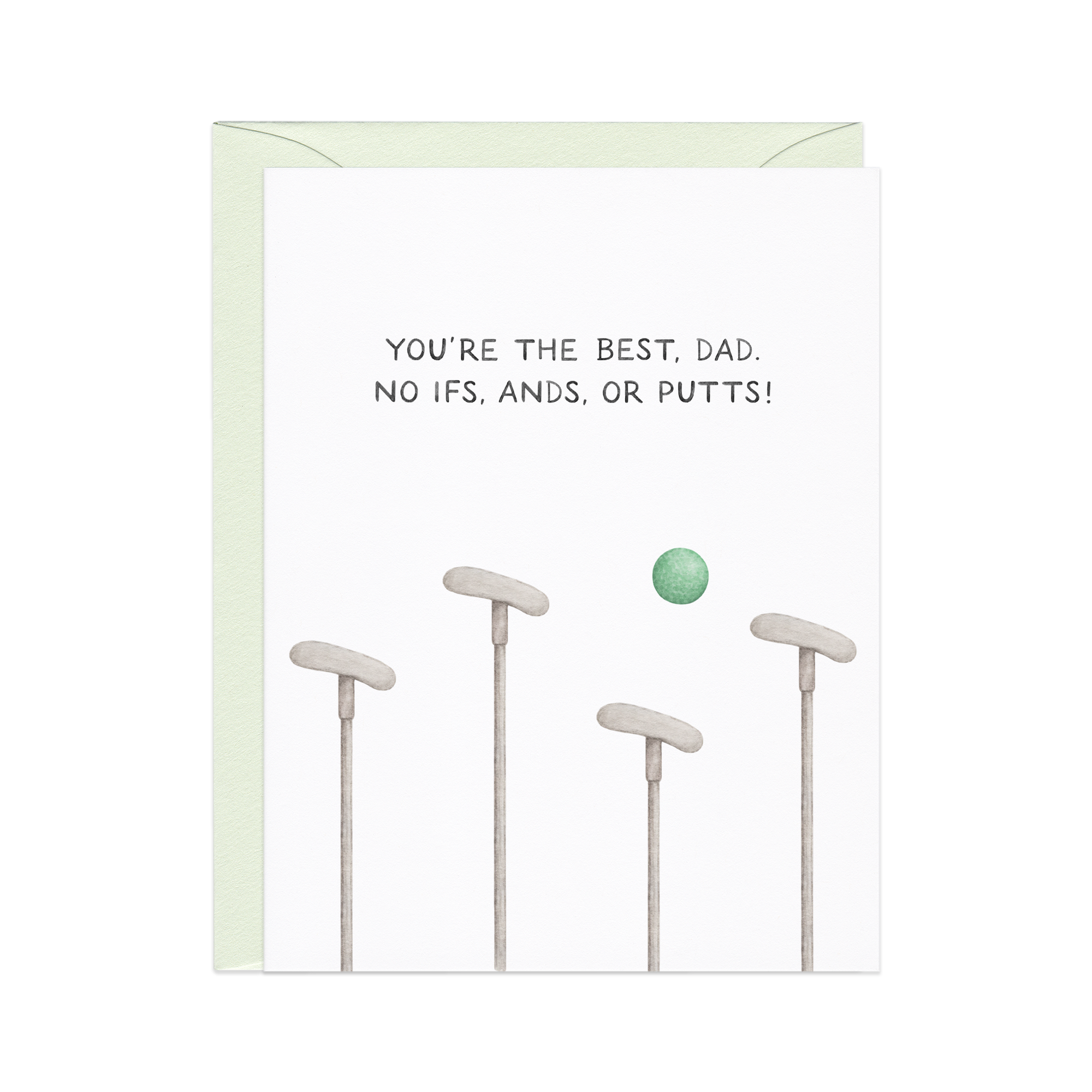 No Ifs, Ands, Or Putts Father's Day Card