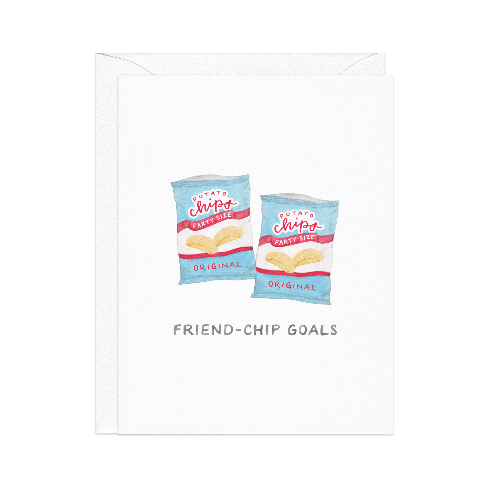 Friend-chip Goals Friendship Card