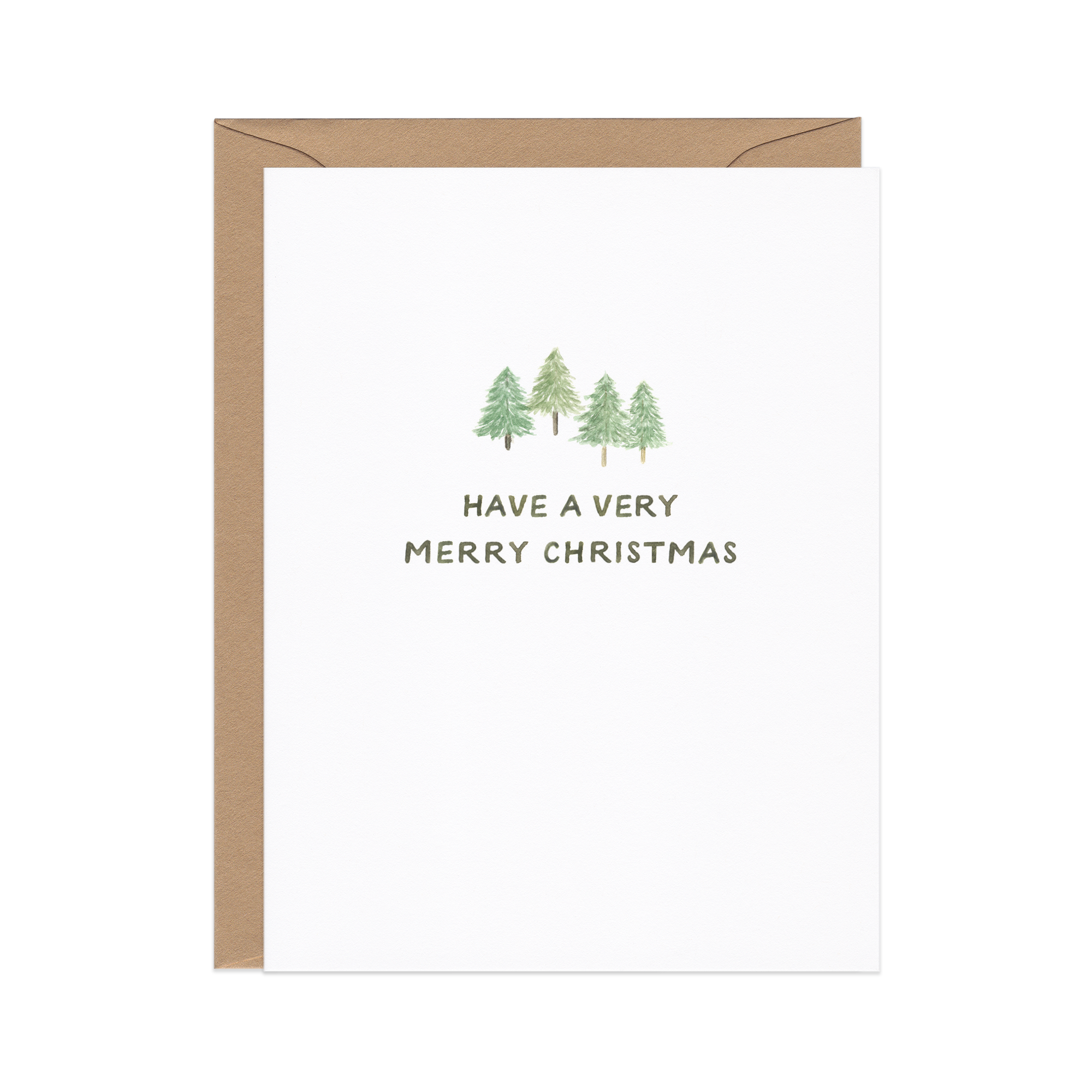 Fir Tree Christmas Holiday Card