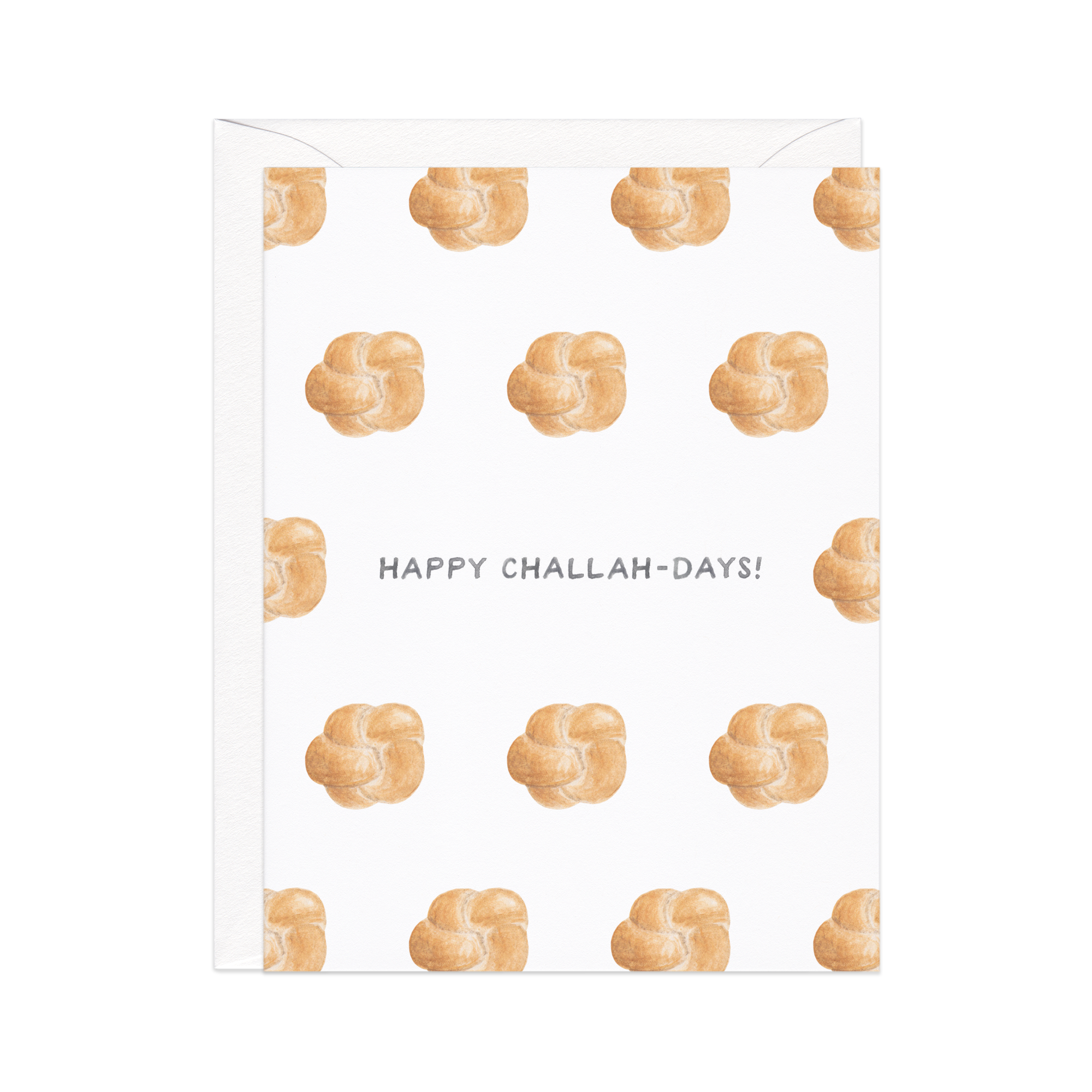Happy Challah-Days Hanukkah Card