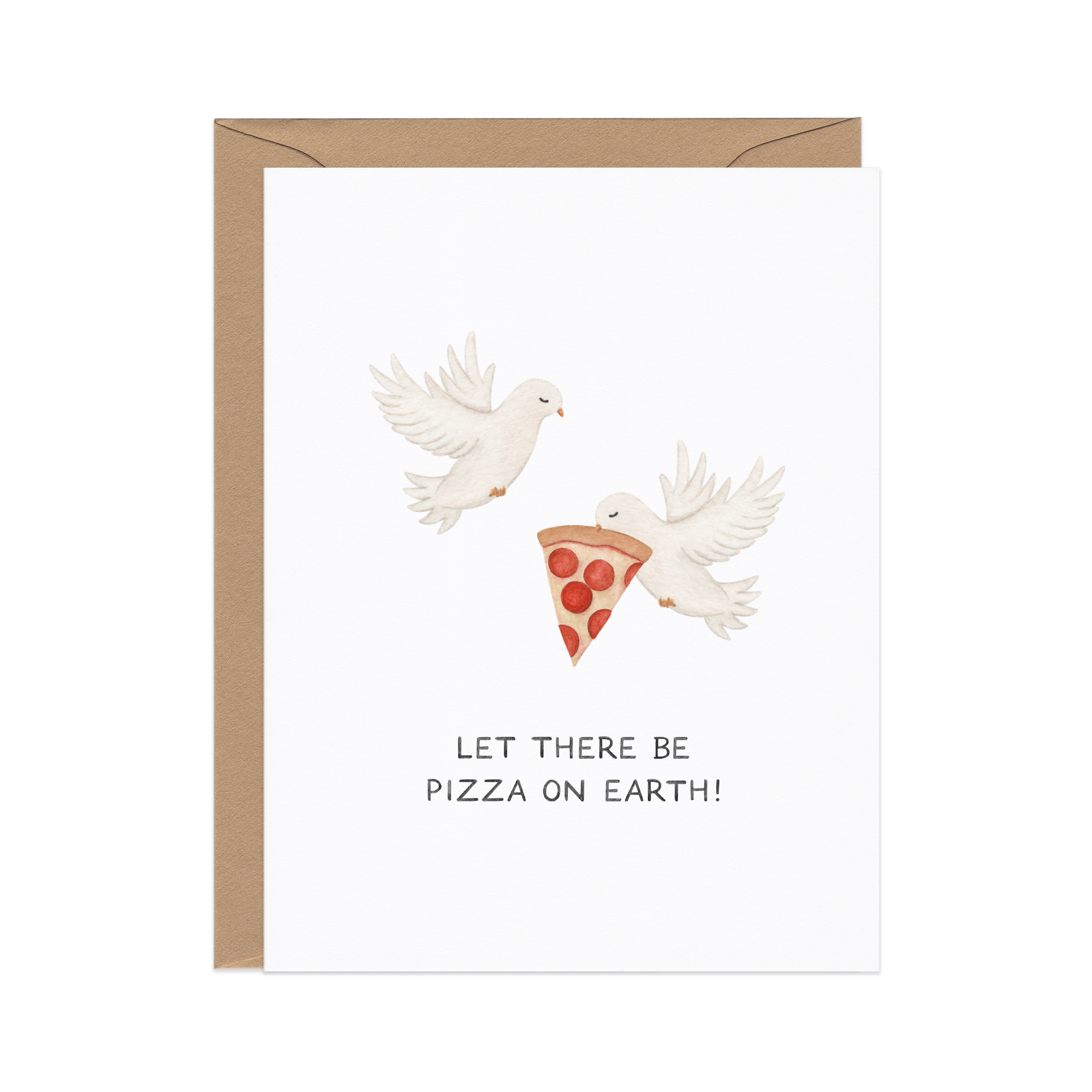 Pizza On Earth Holiday Card