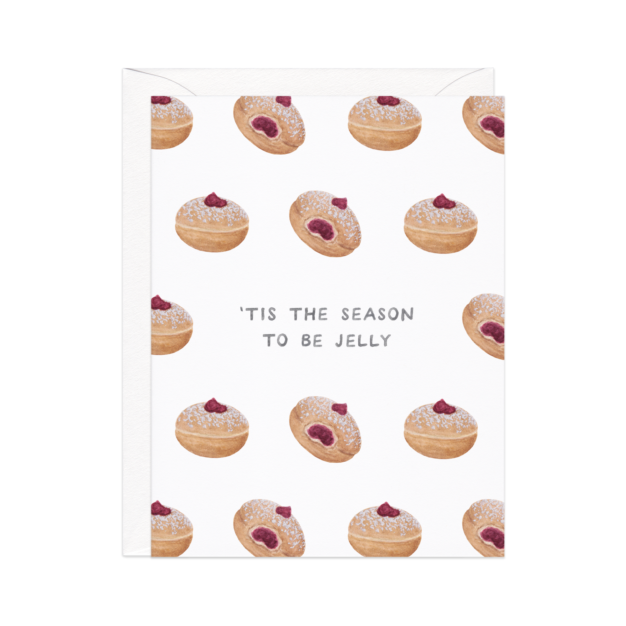 Sufganiyot Jelly Donut Hanukkah Card