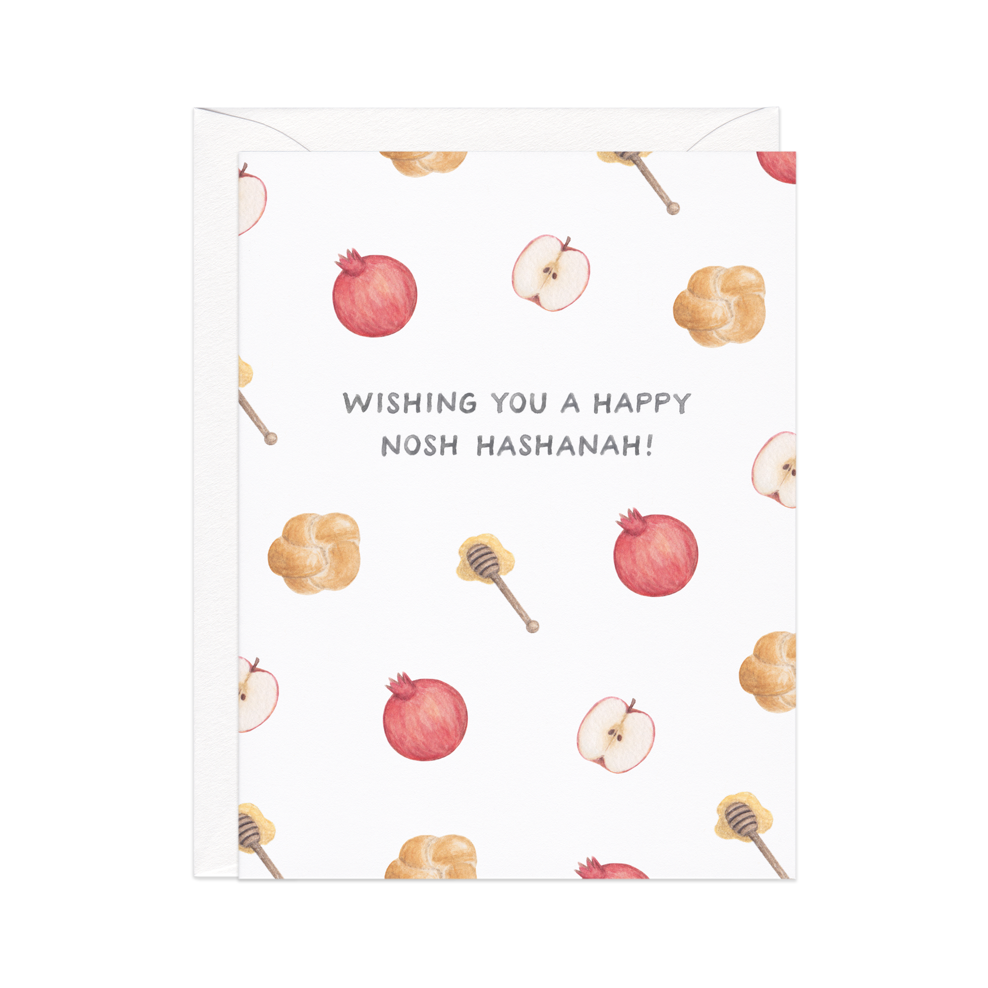 Nosh Hashanah Jewish New Year's Card