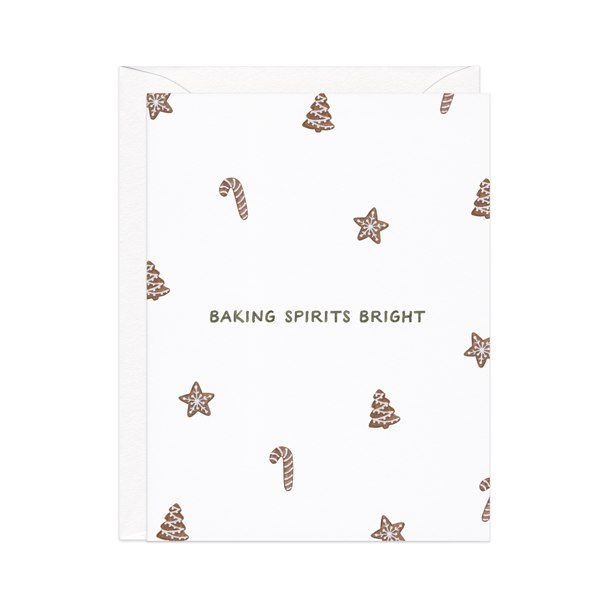 Baking Spirits Bright Holiday Card