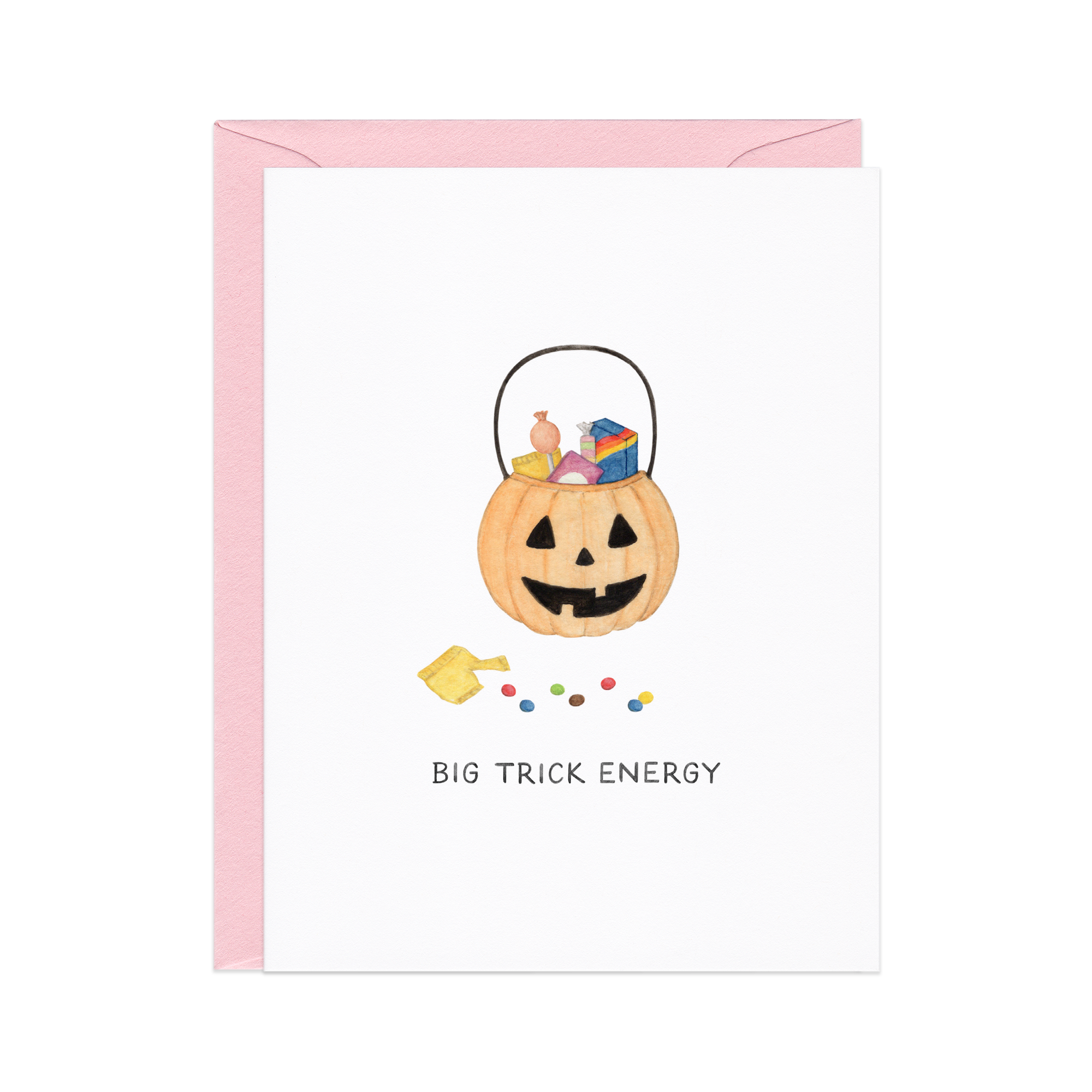 Big Trick (Or Treat) Energy Halloween Card
