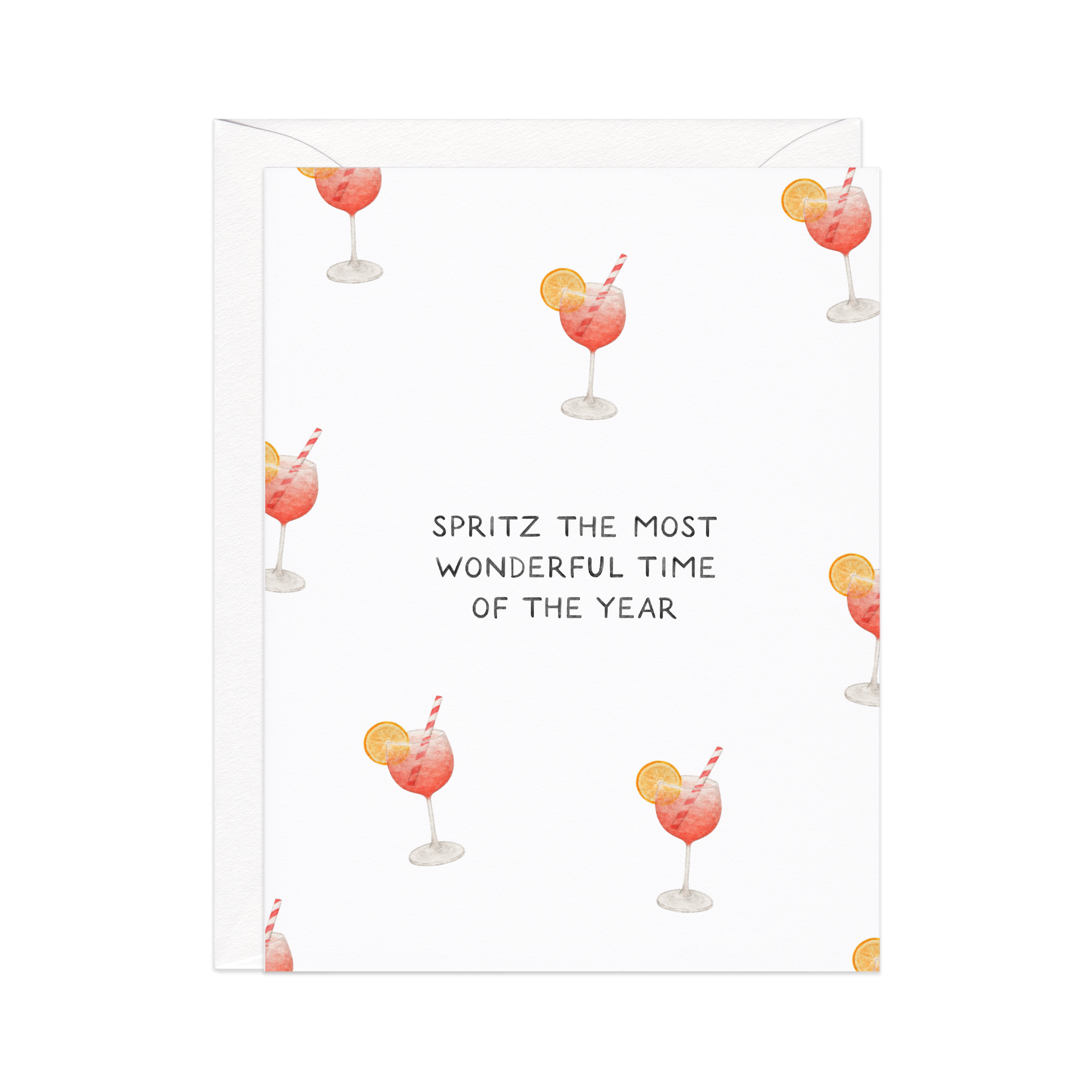 Spritz The Most Wonderful Time Holiday Card