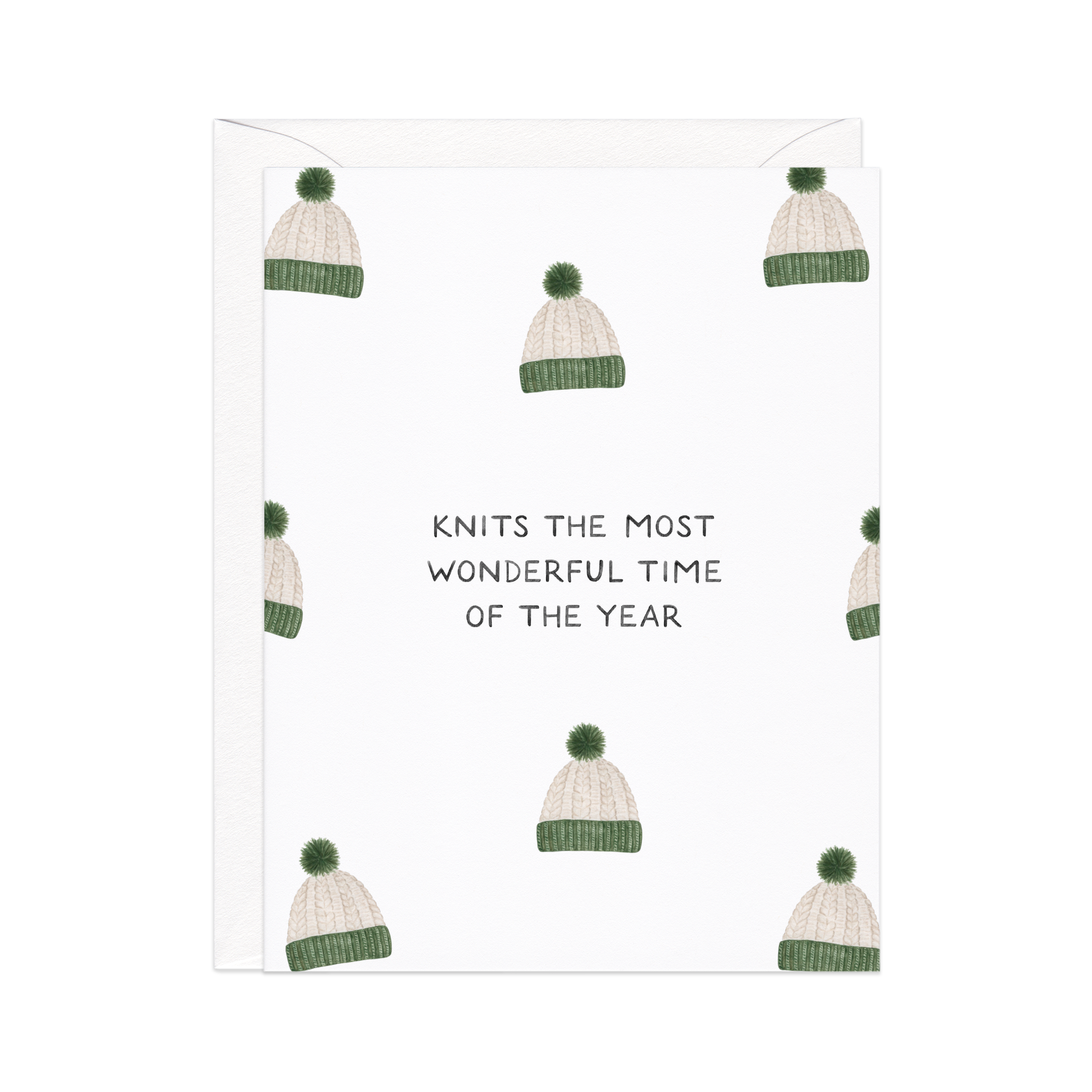 Knits The Most Wonderful Time Holiday Card