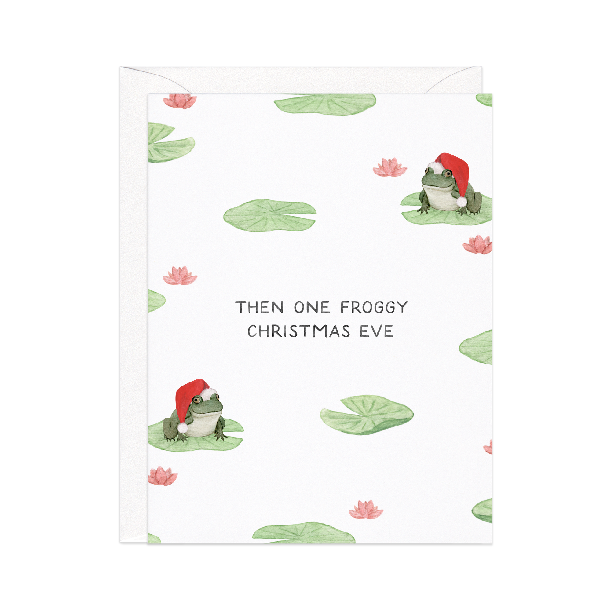Then One Froggy Christmas Eve Card