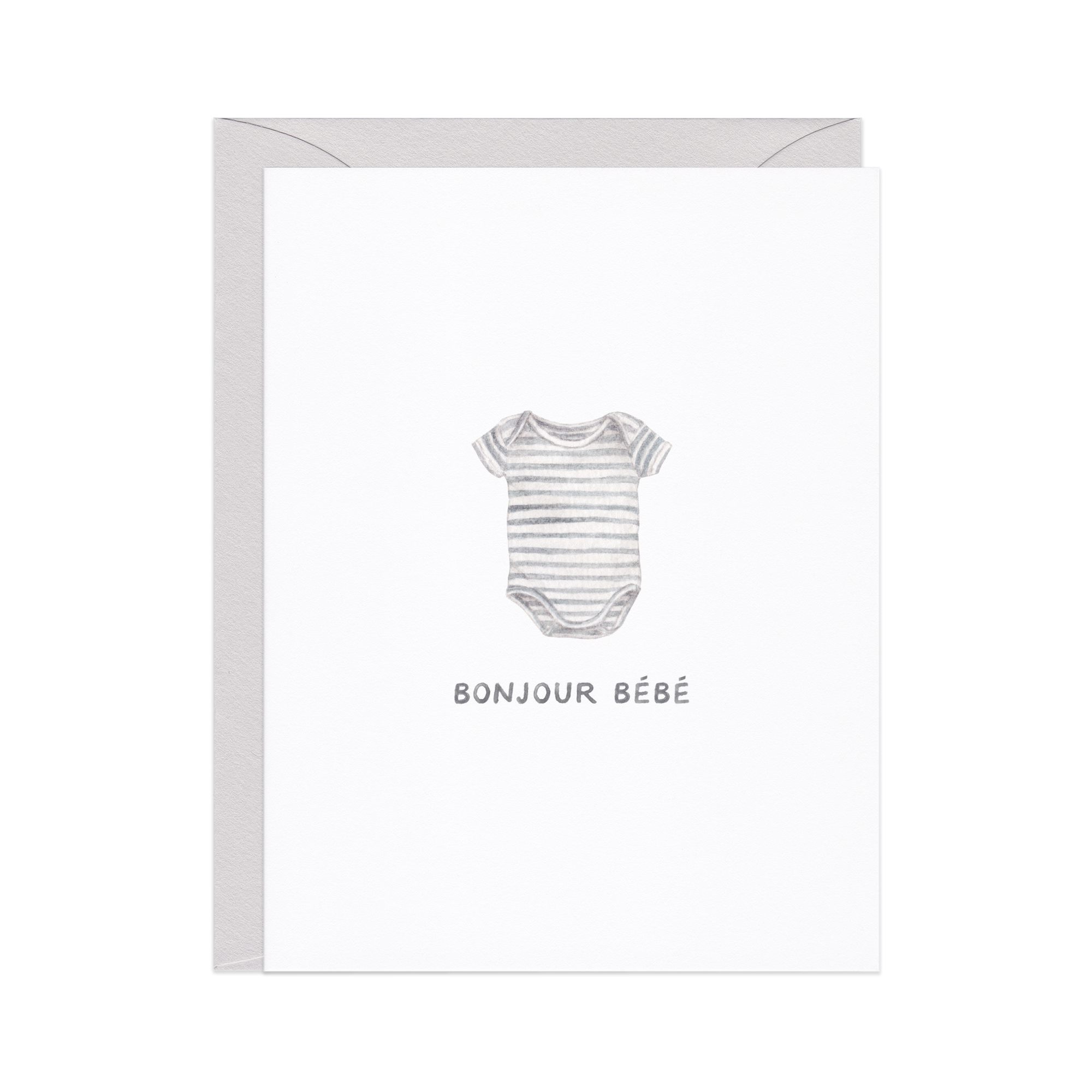 Bonjour Bébé New Baby Card