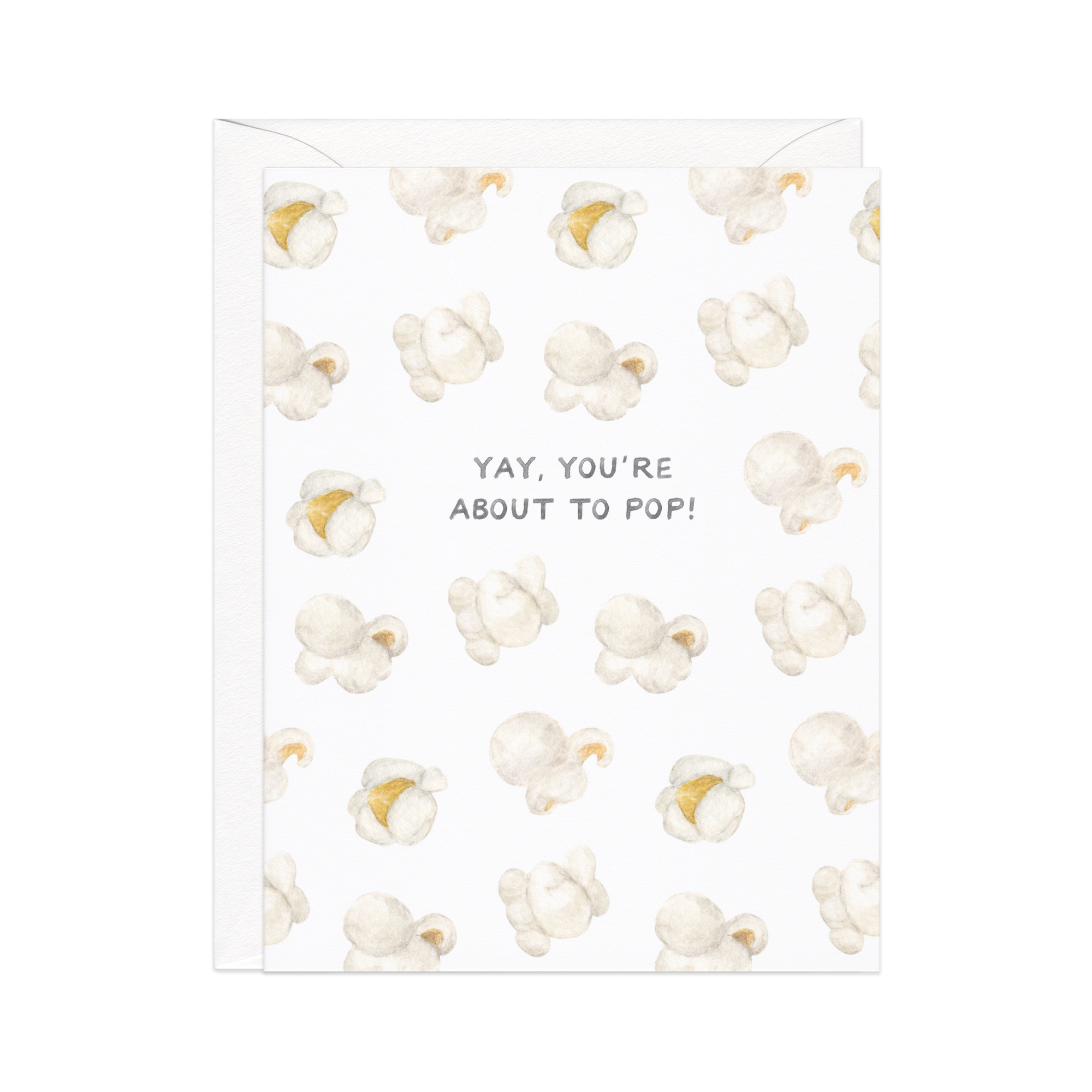 About To Pop Pregnancy Card