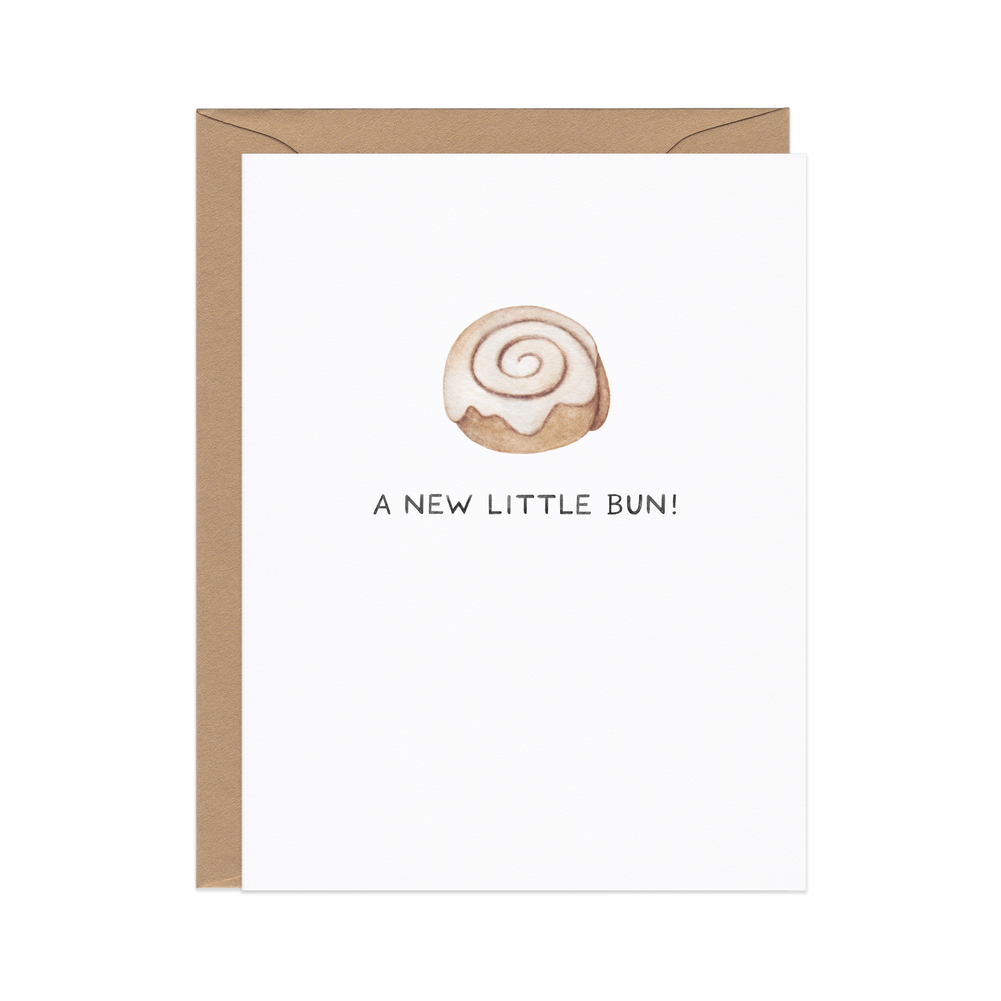 A New Little (Cinnamon) Bun Baby Card