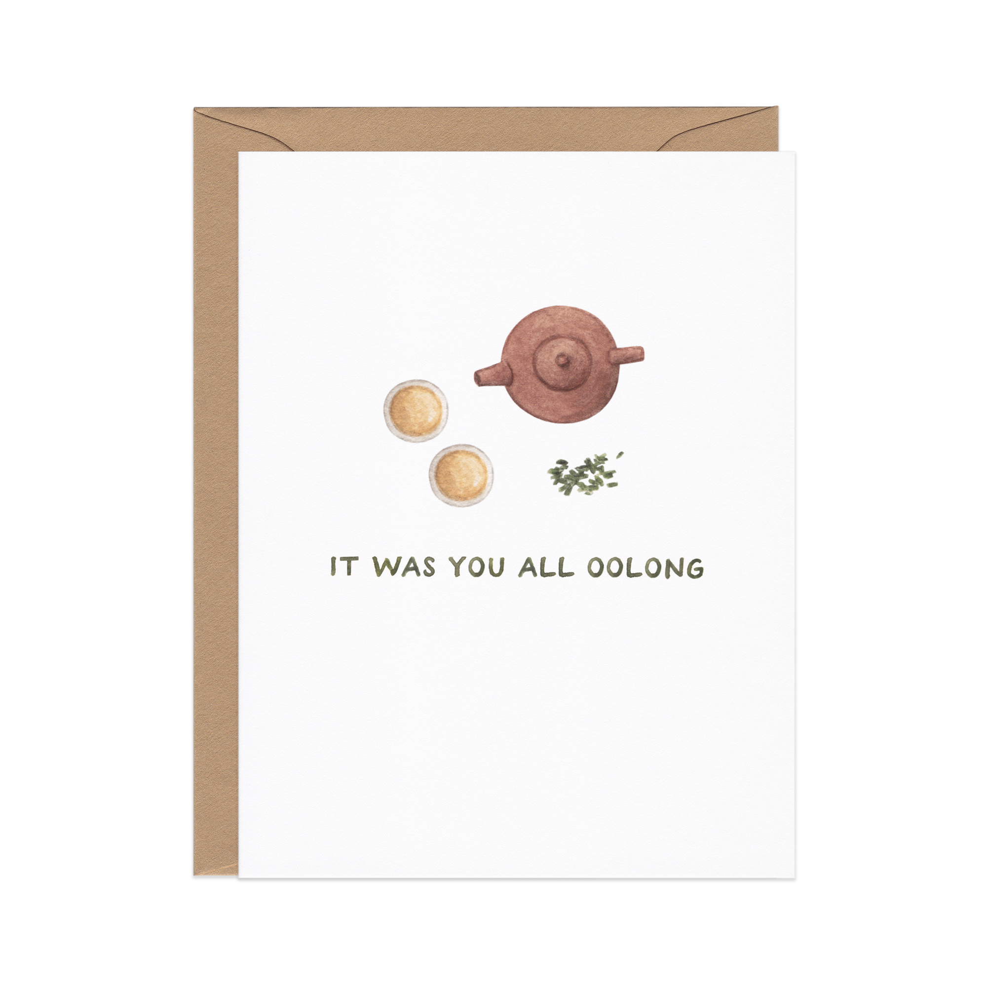 You All Oolong Tea Love Card