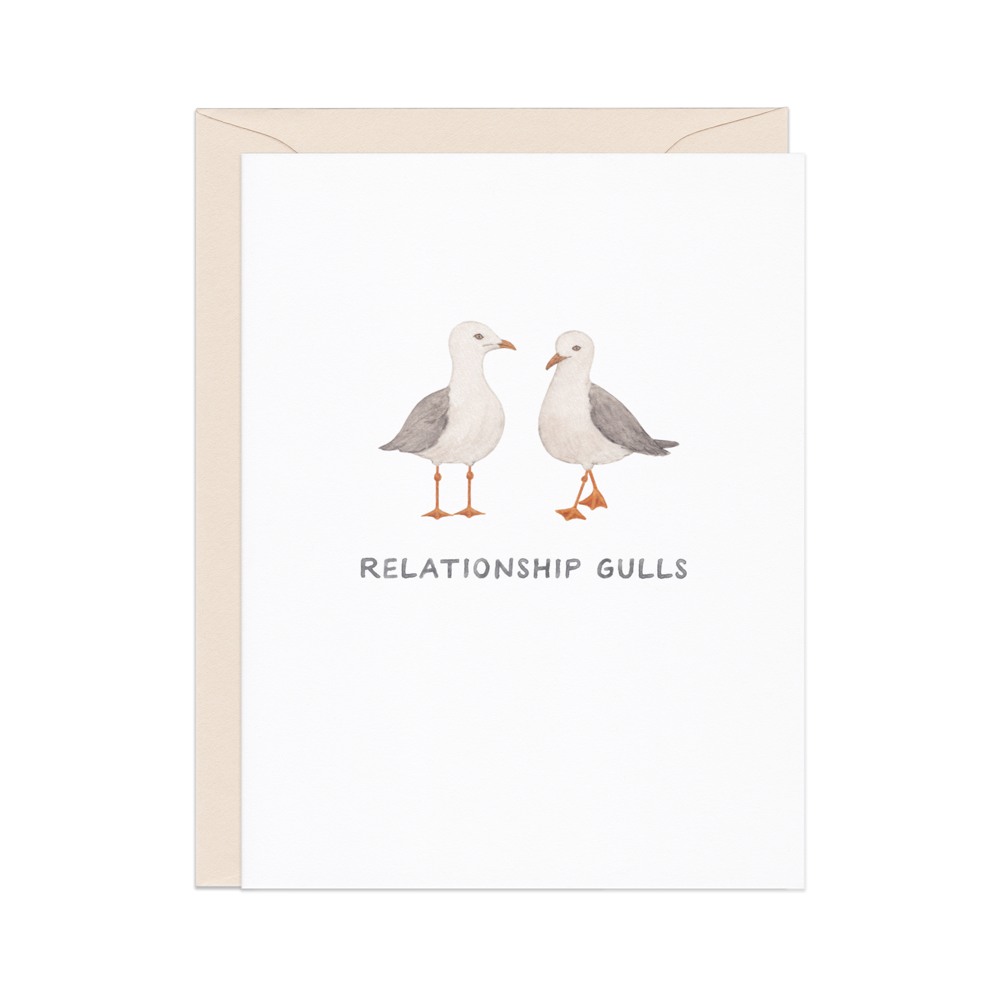 Relationship Gulls Love / Anniversary Card