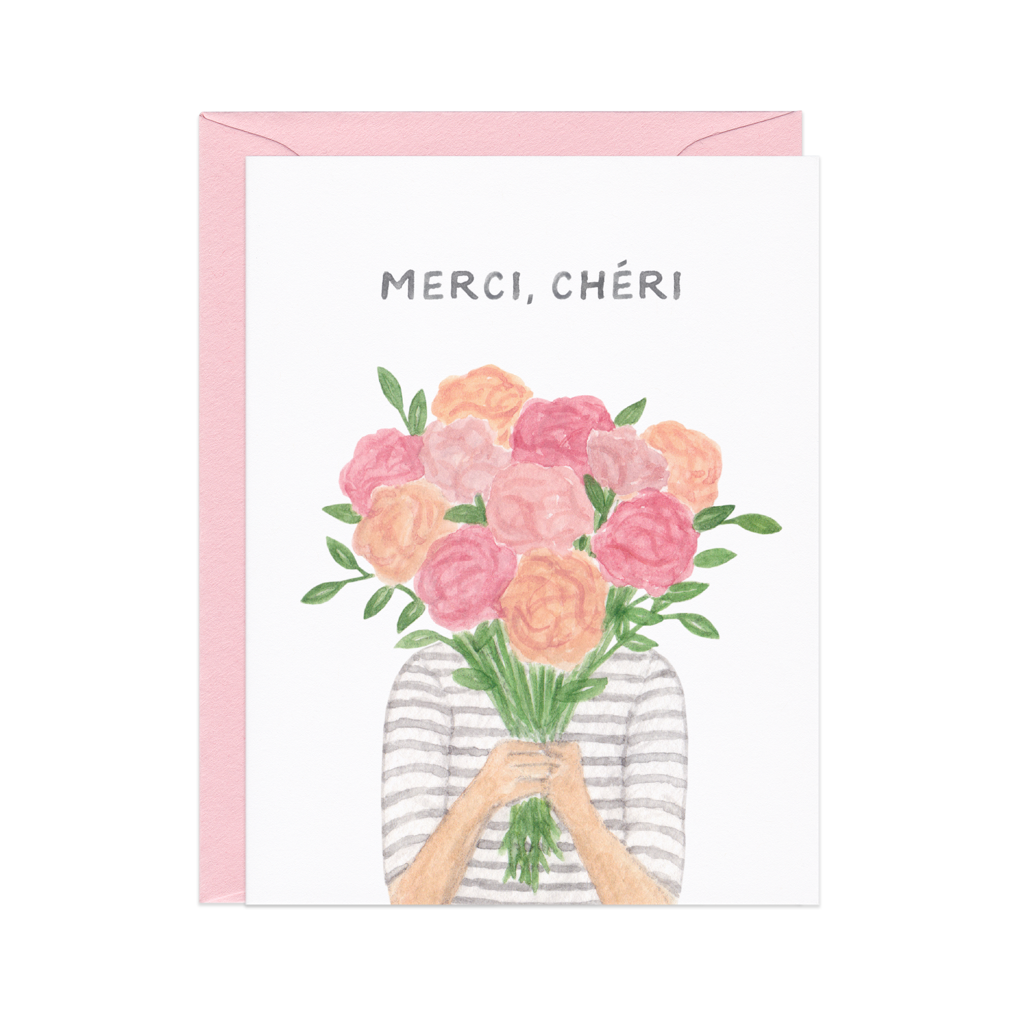 Merci Chéri Thank You Card