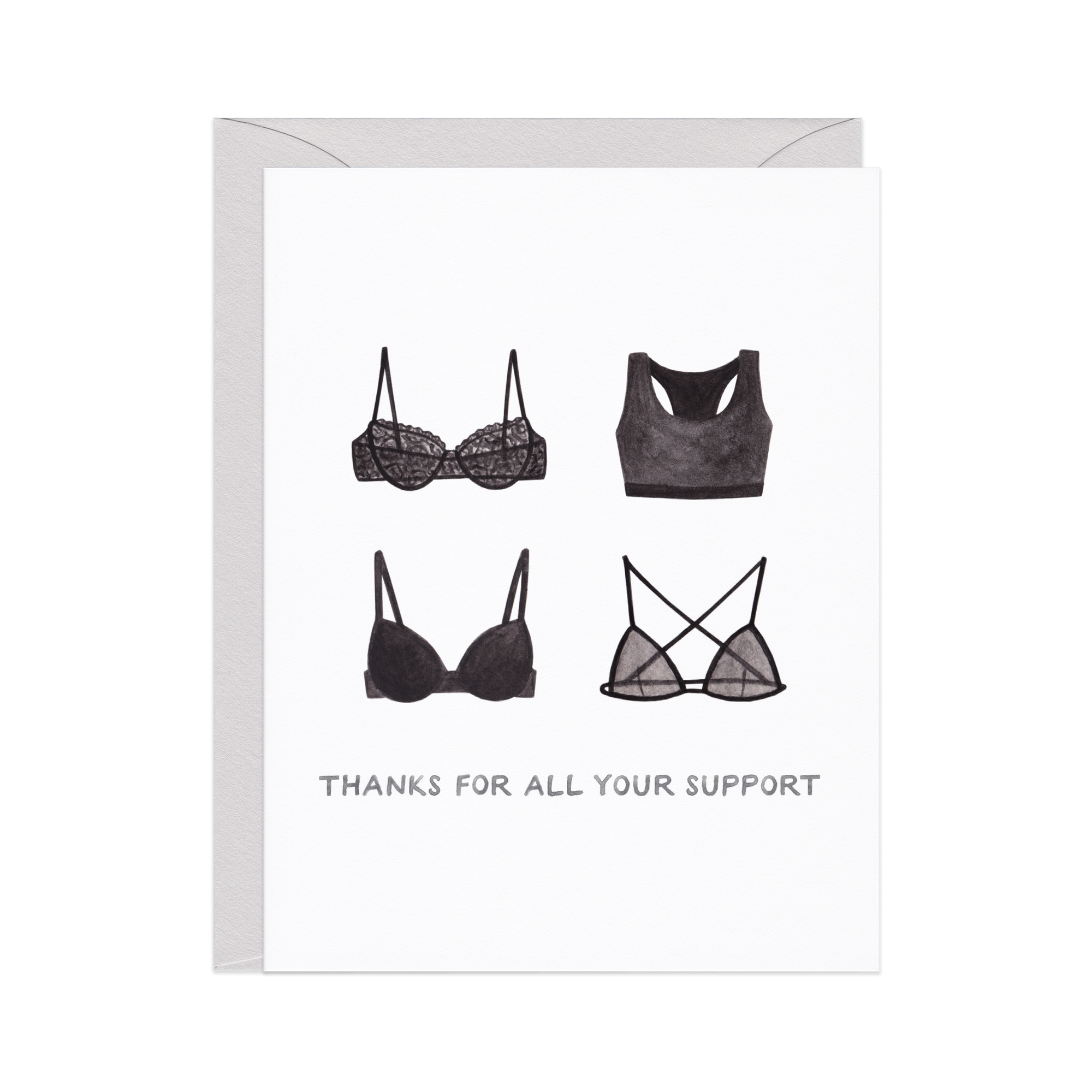 Bra Support Thank You Card