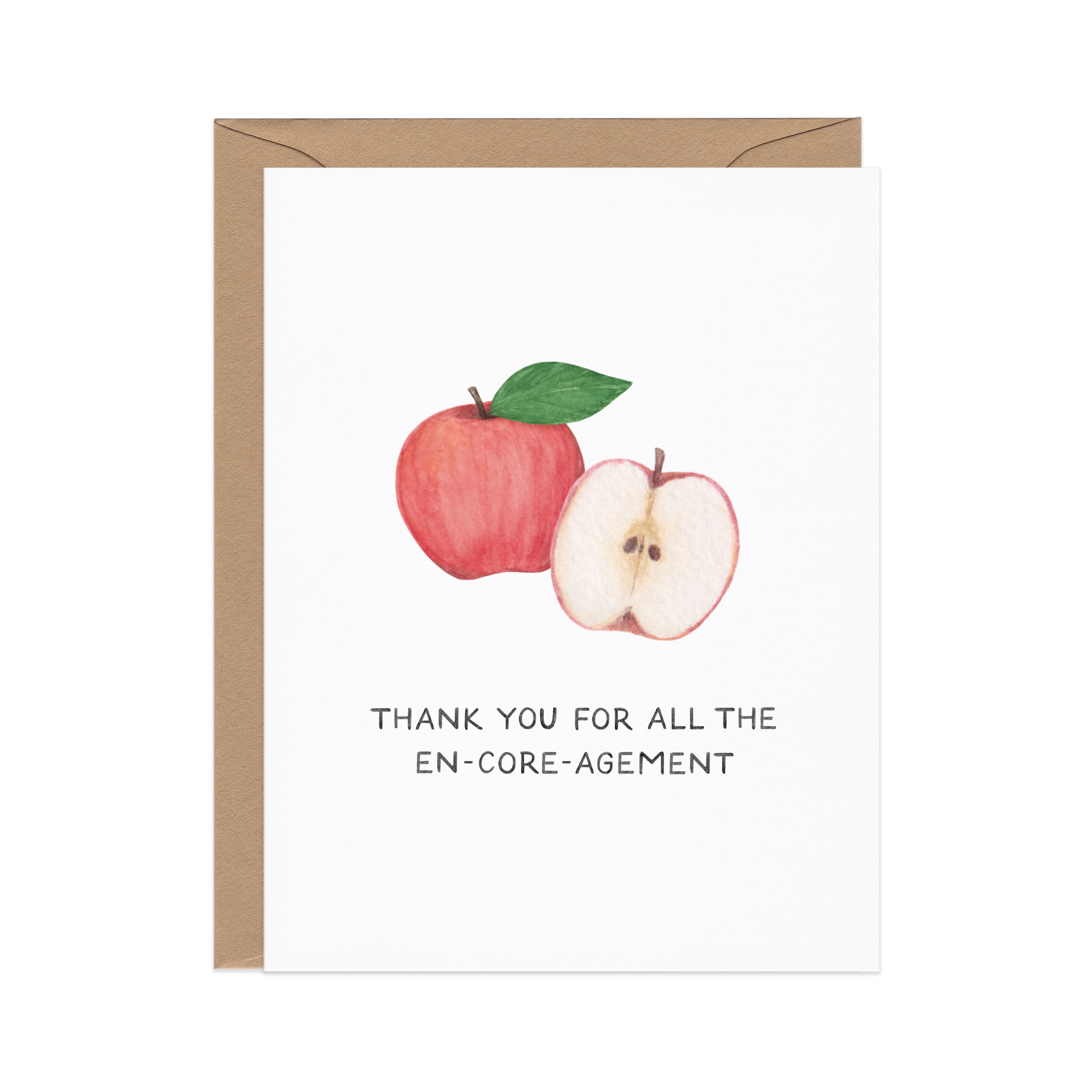 En-core-agement Thanks Teacher Appreciation Card