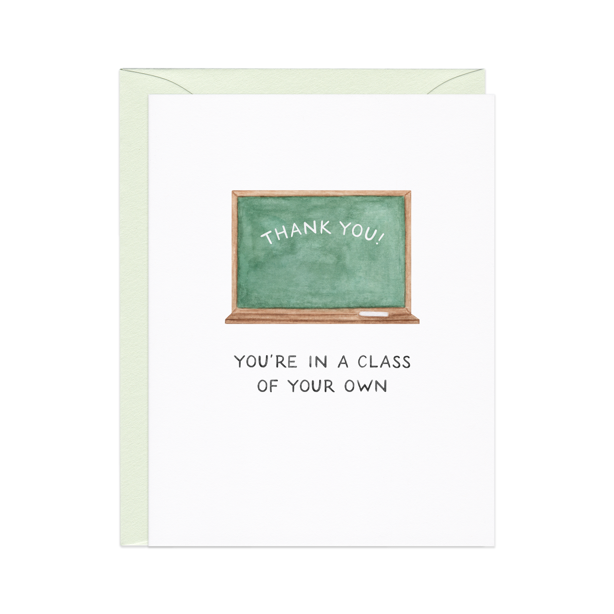 In A Class Of Your Own Thank You Card