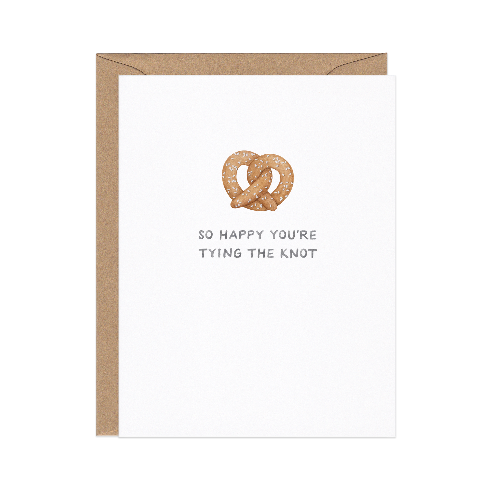 Tying The Knot Wedding Congrats Card