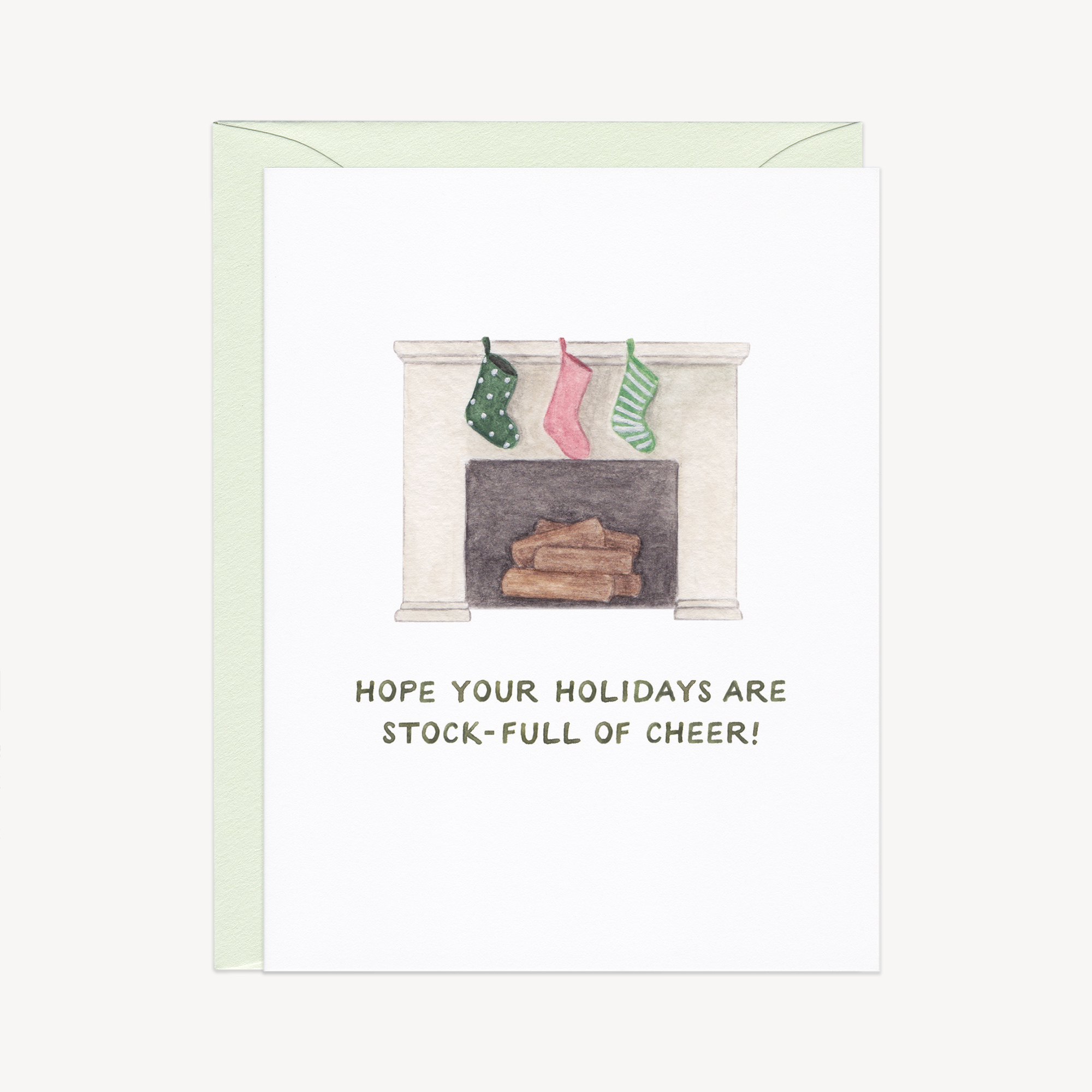 Stock-full Of Cheer Cozy Holiday Card