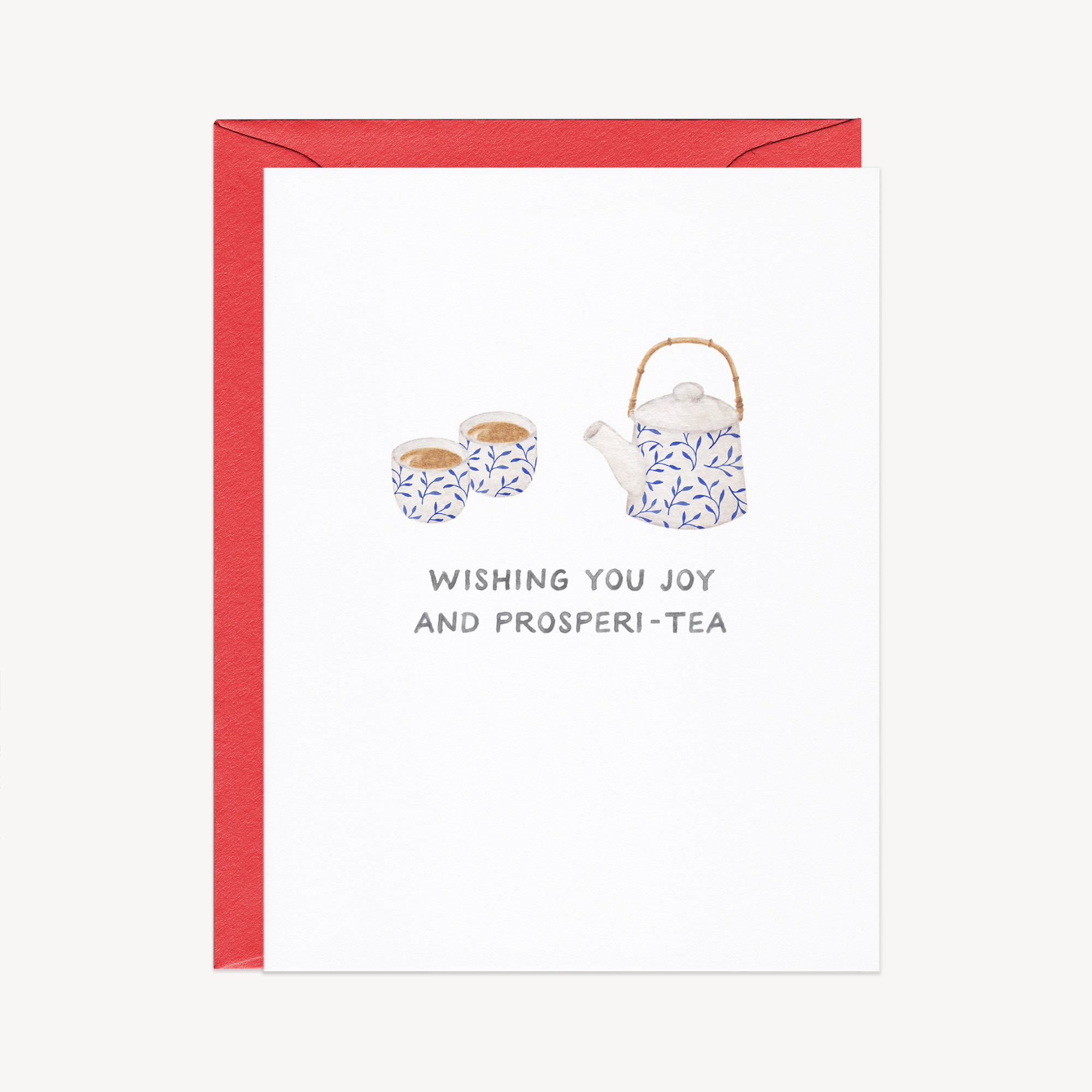 Joy And Prosperi-tea Lunar New Year Card
