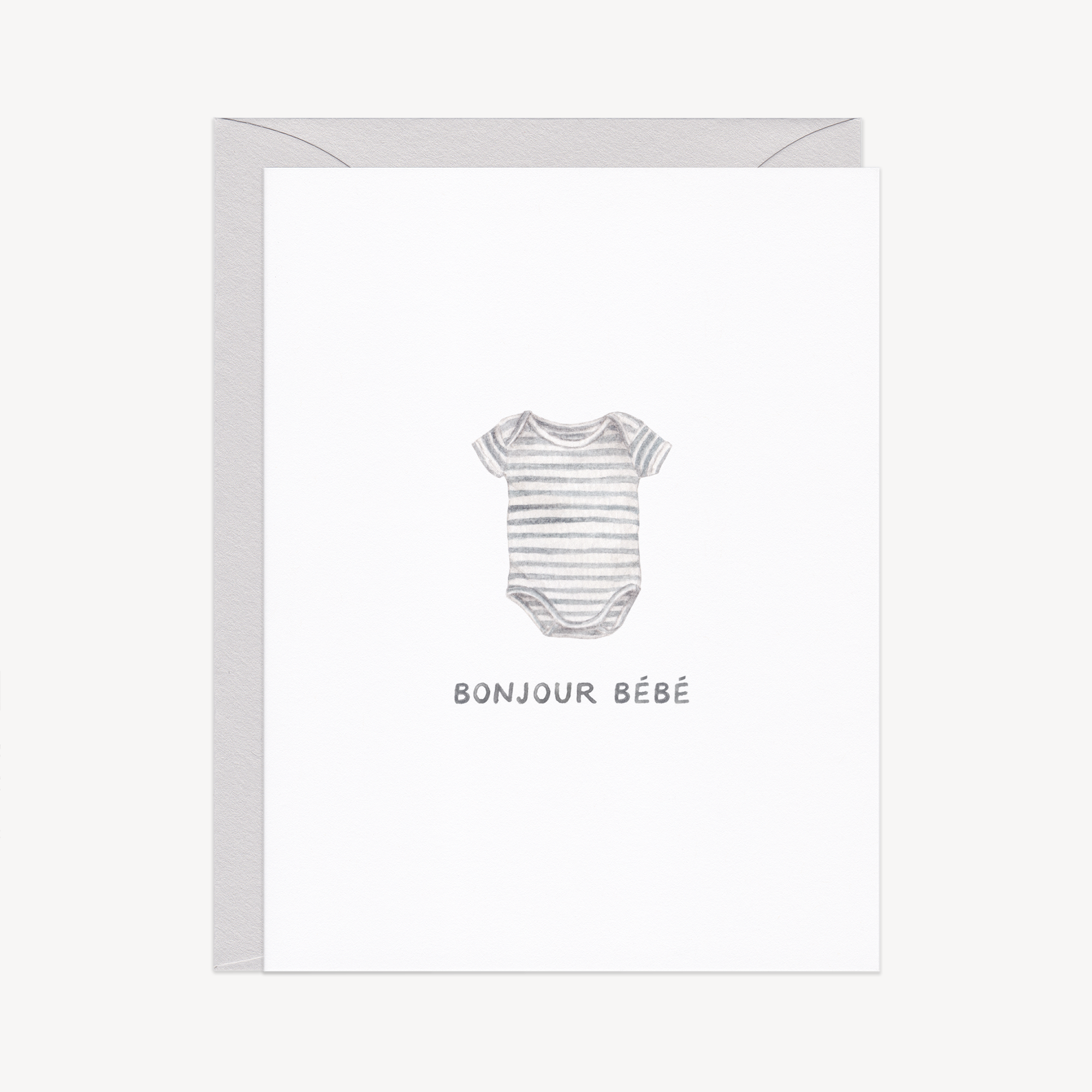 Bonjour Bébé New Baby Card