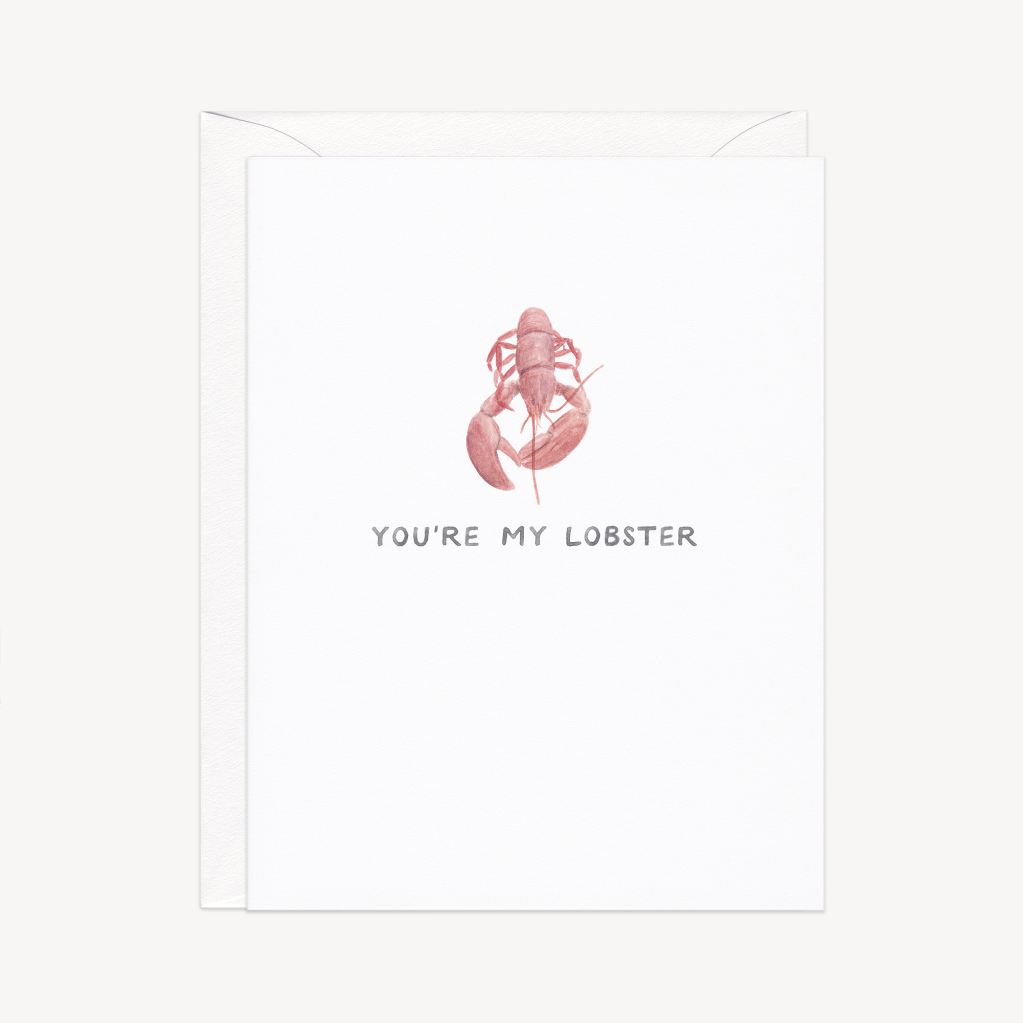 You&#39;re My Lobster Love Card