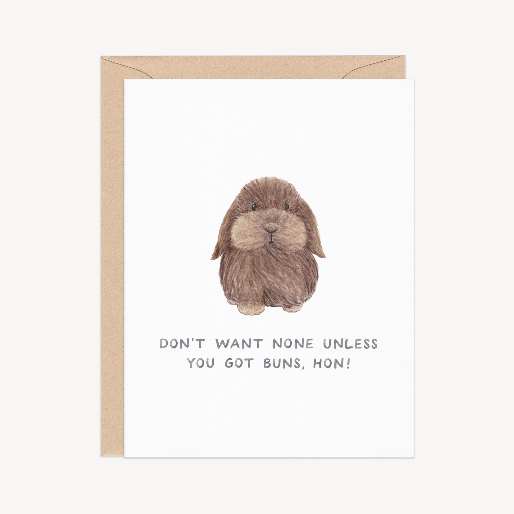 Don&#39;t Want None Bunny Love Card
