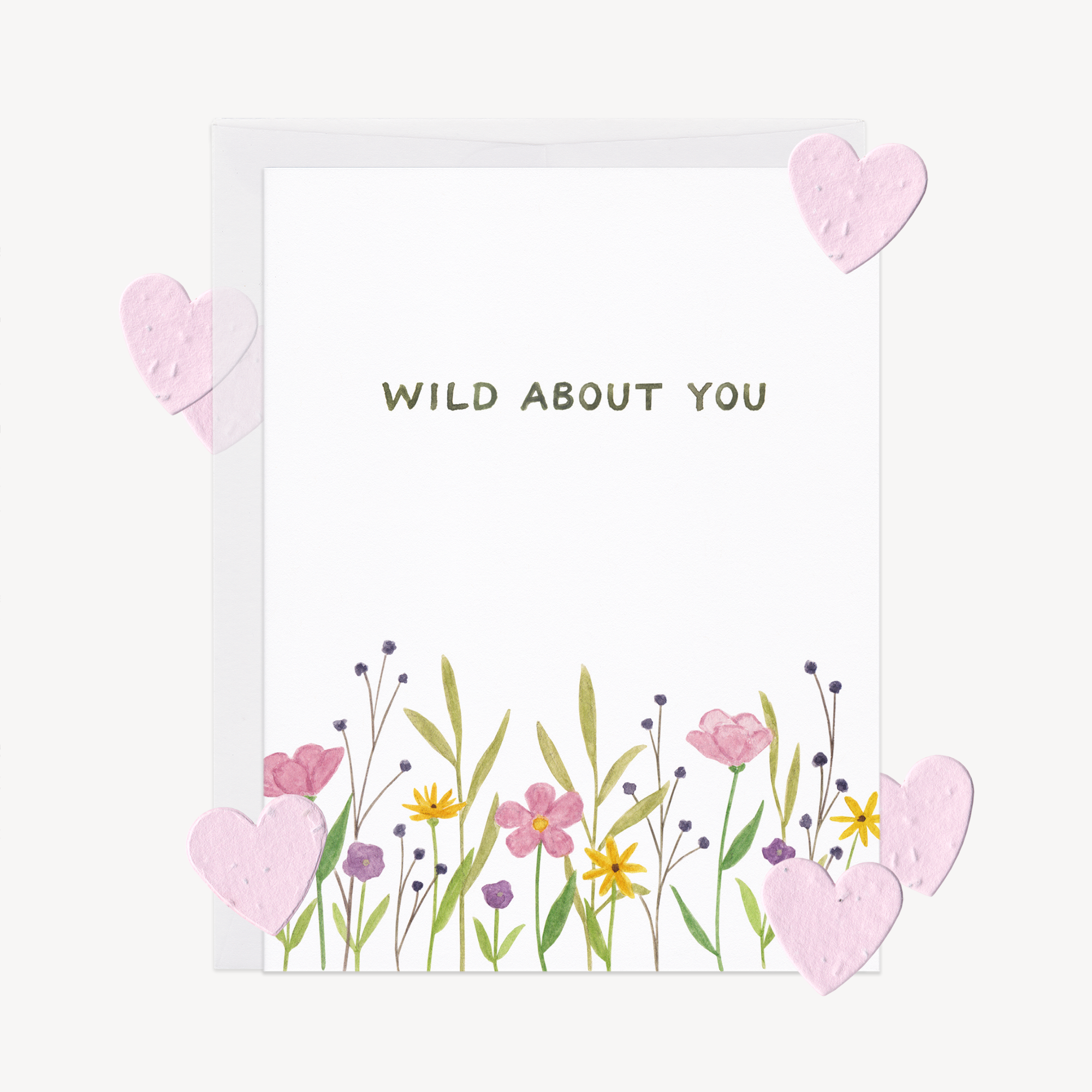 Wild About You Love Card w/ Plantable Confetti