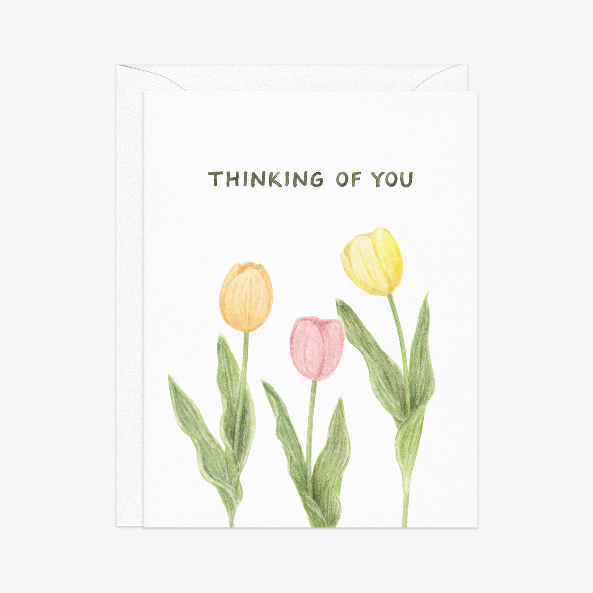 Thinking Of You Tulips Support Card