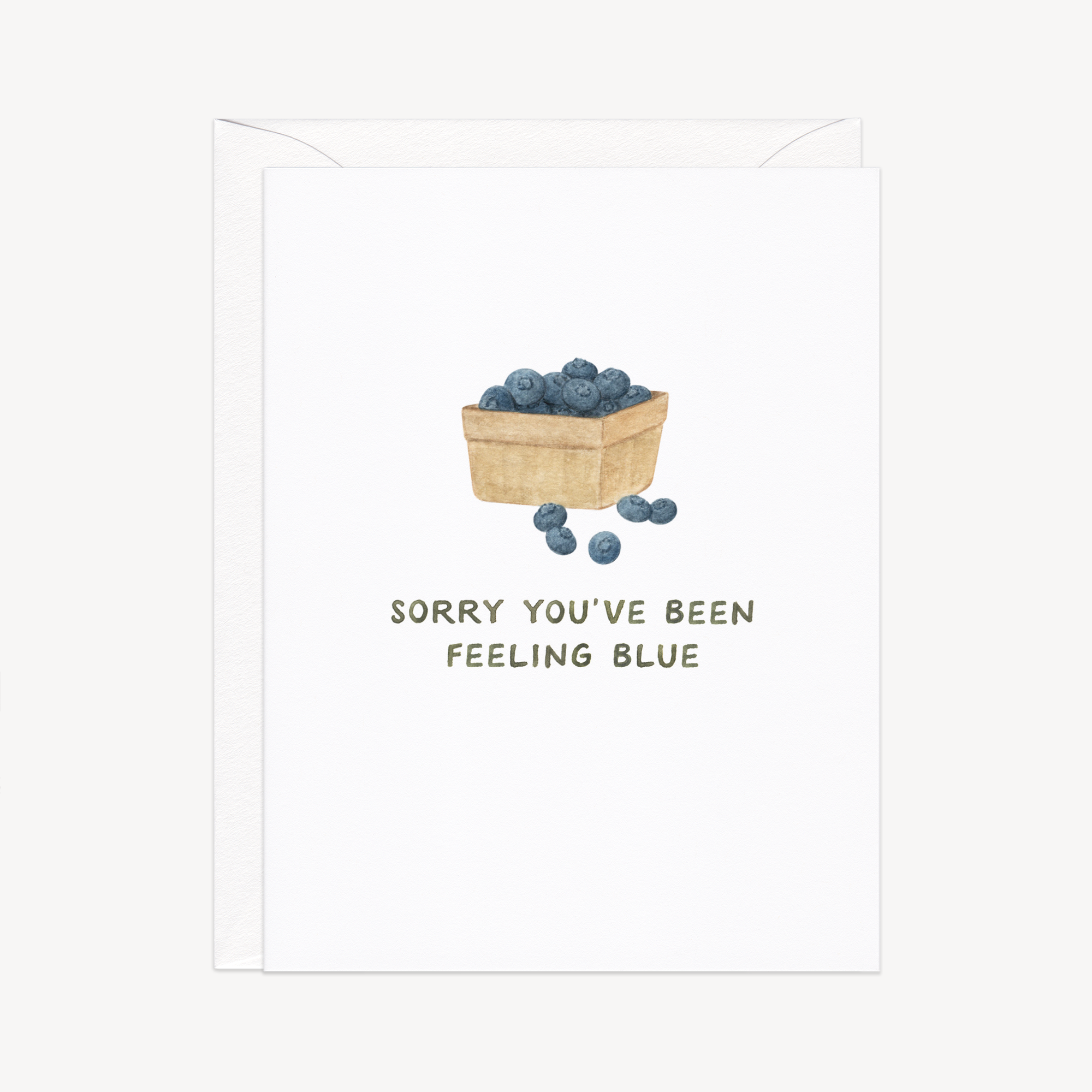 Feeling Blue Mental Health Support Card